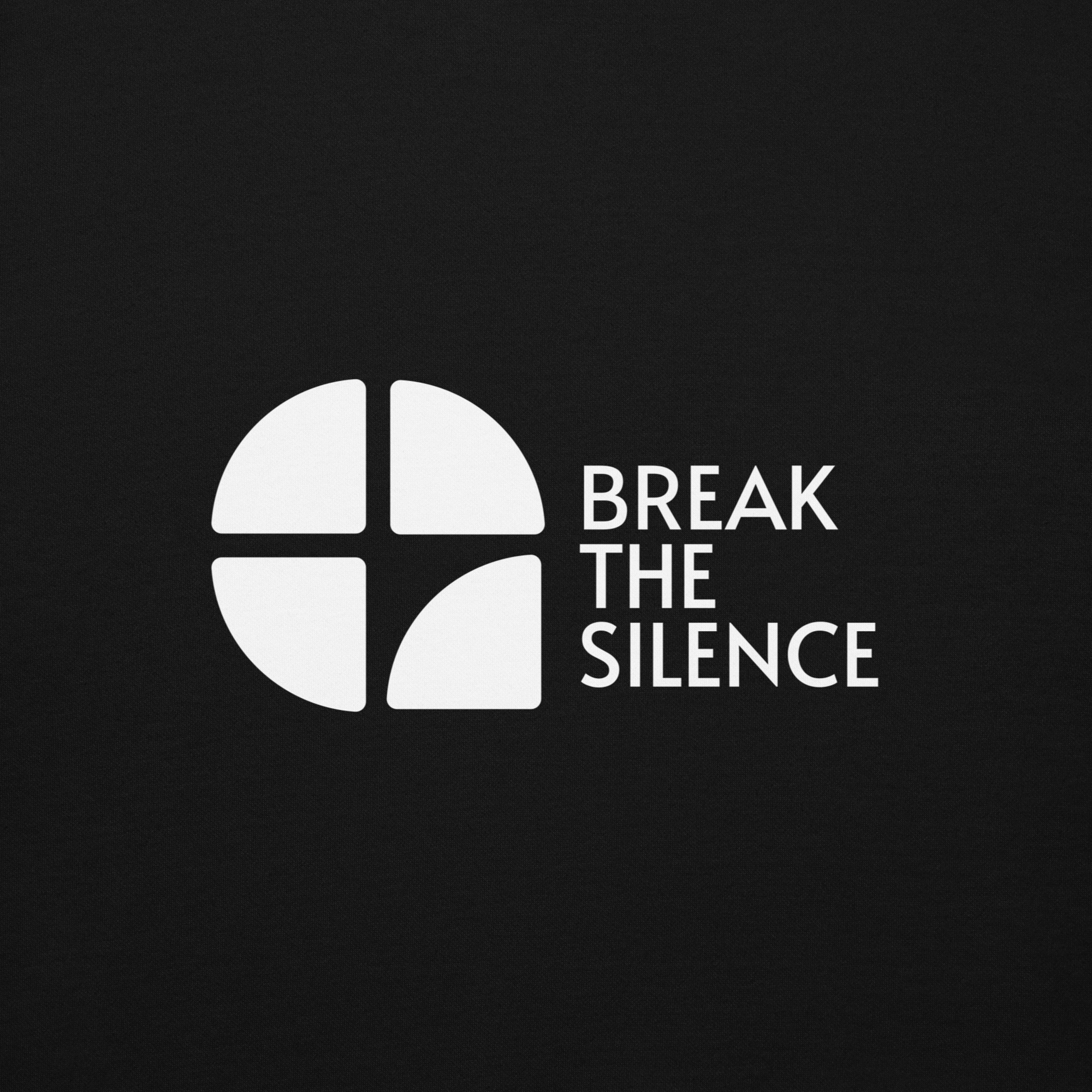 Black Hoodie with Large Logo