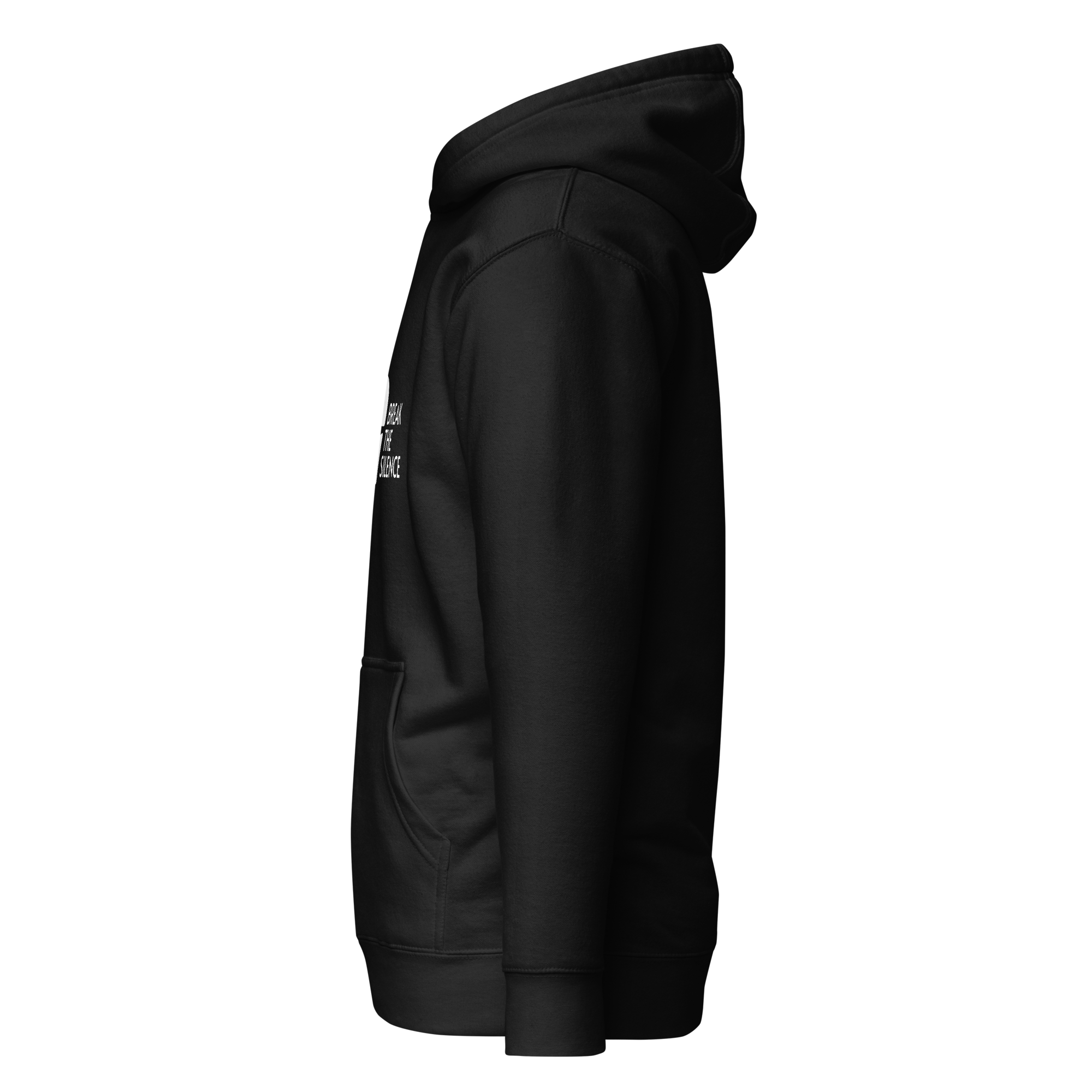 Black Hoodie with Large Logo