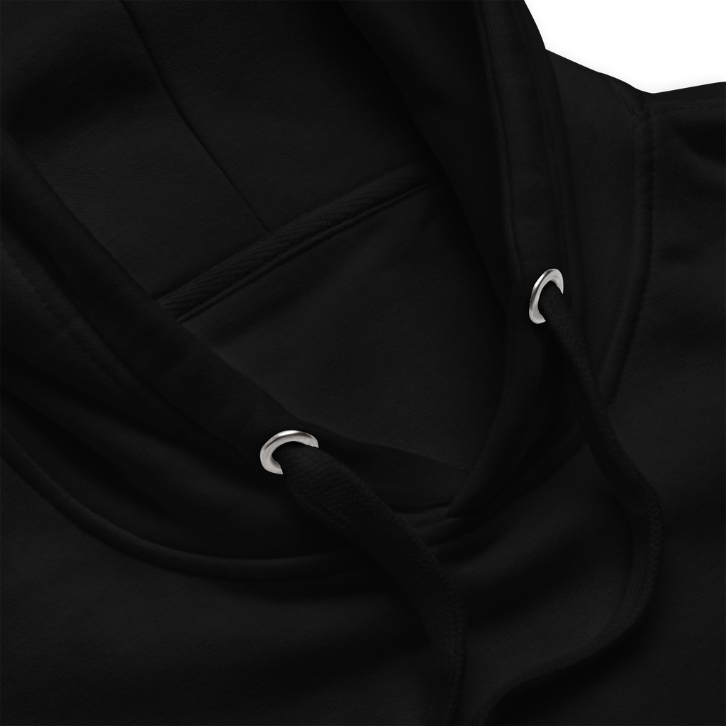 Black Hoodie with Large Logo