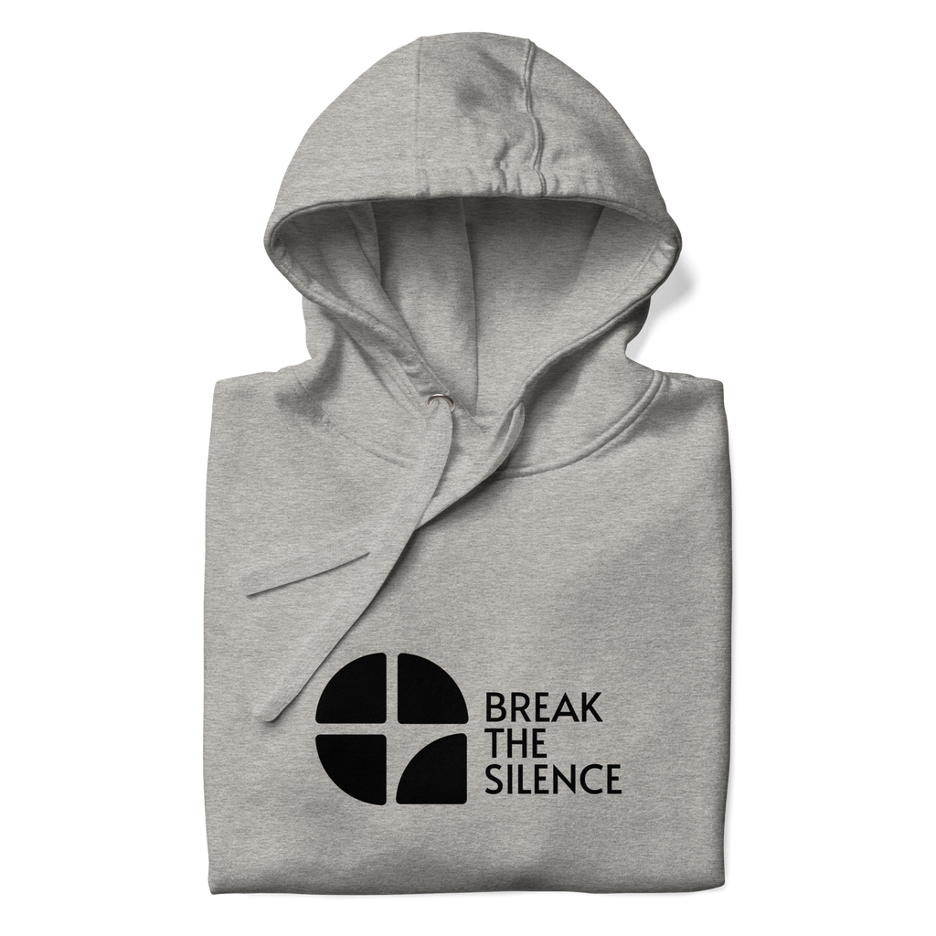 Grey Hoodie with Large Logo