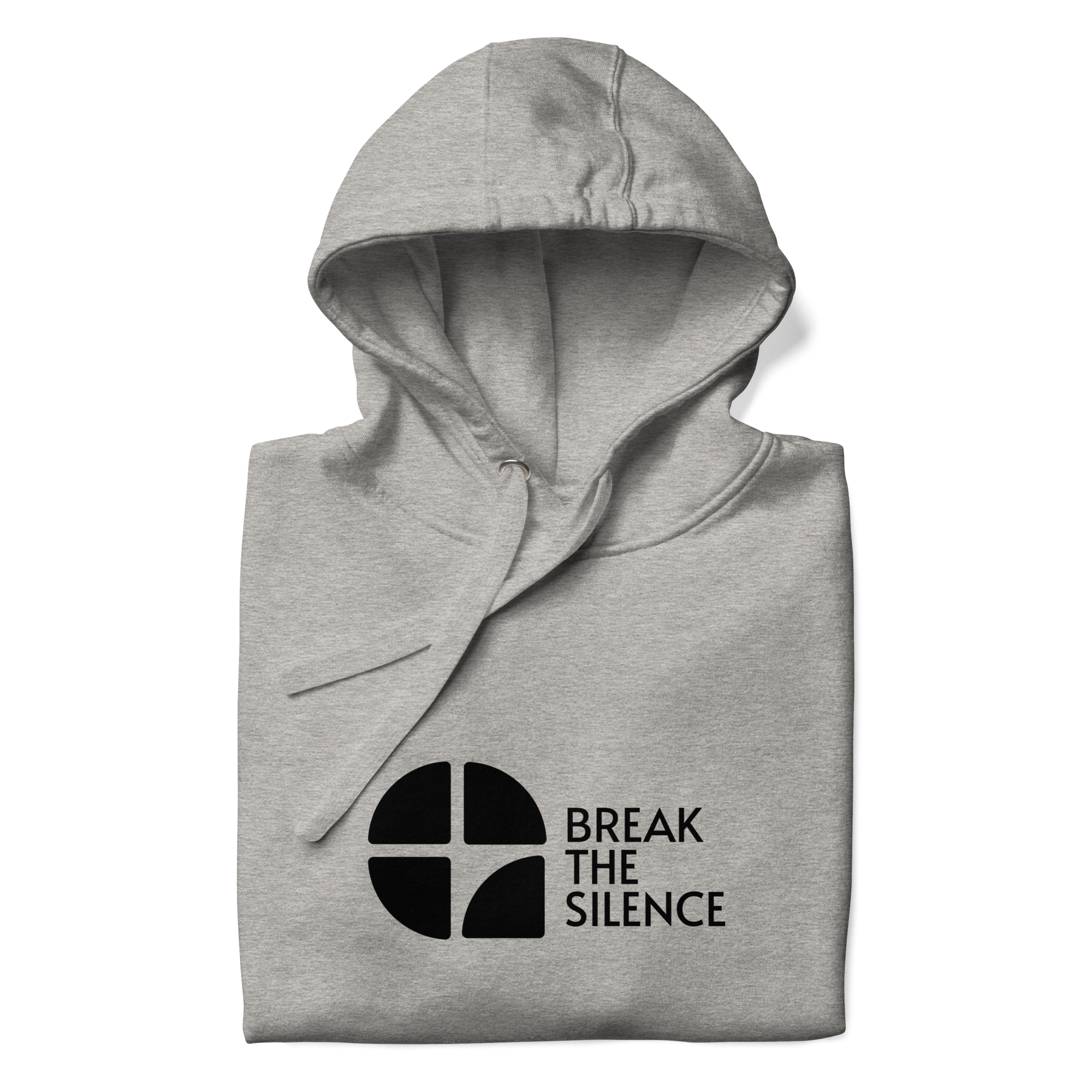 Grey Hoodie with Large Logo