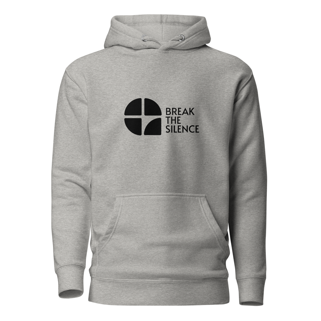 Grey Hoodie with Large Logo