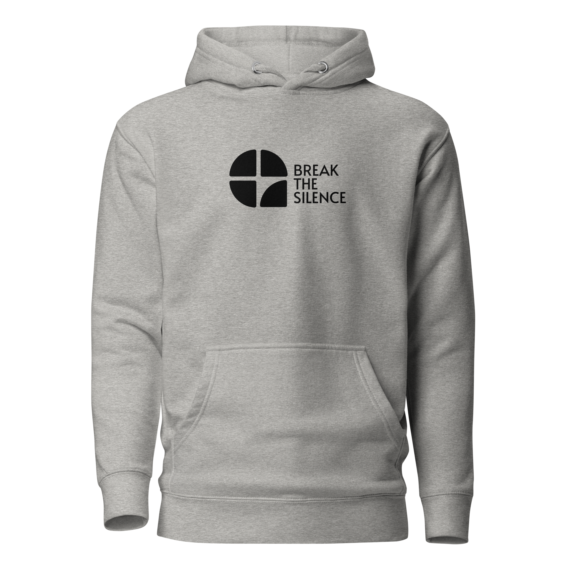Grey Hoodie with Large Logo