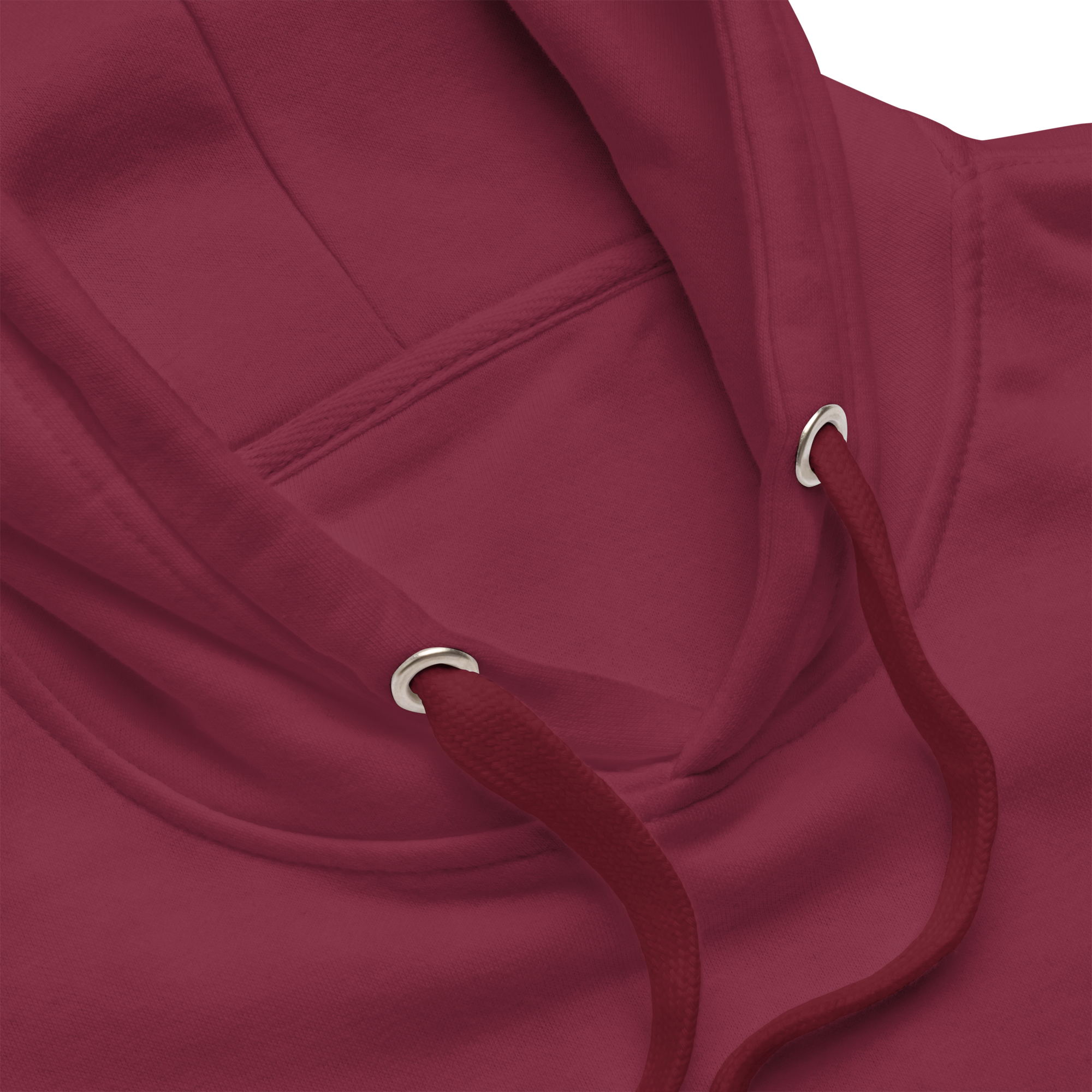 Maroon Hoodie With Large Logo