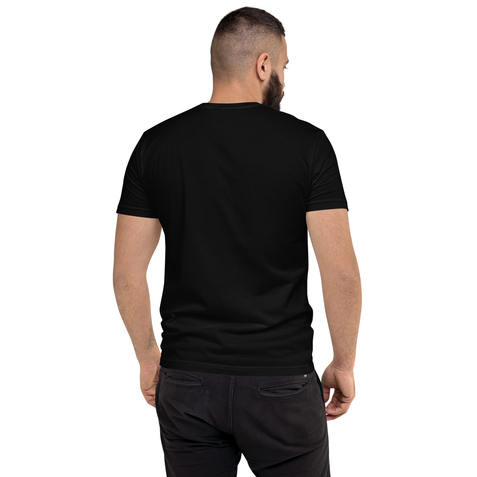 Black Short Sleeve T-shirt with Small Logo