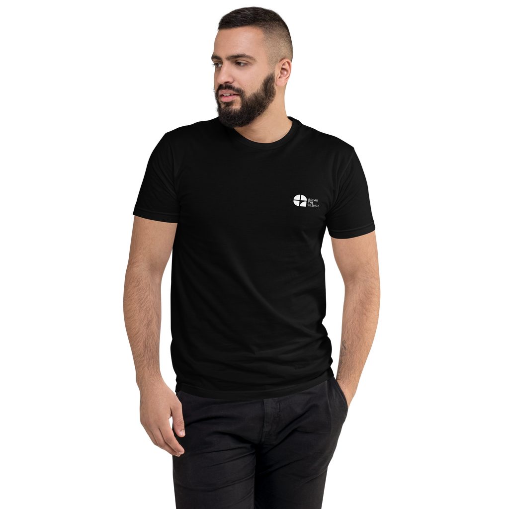 Black Short Sleeve T-shirt with Small Logo