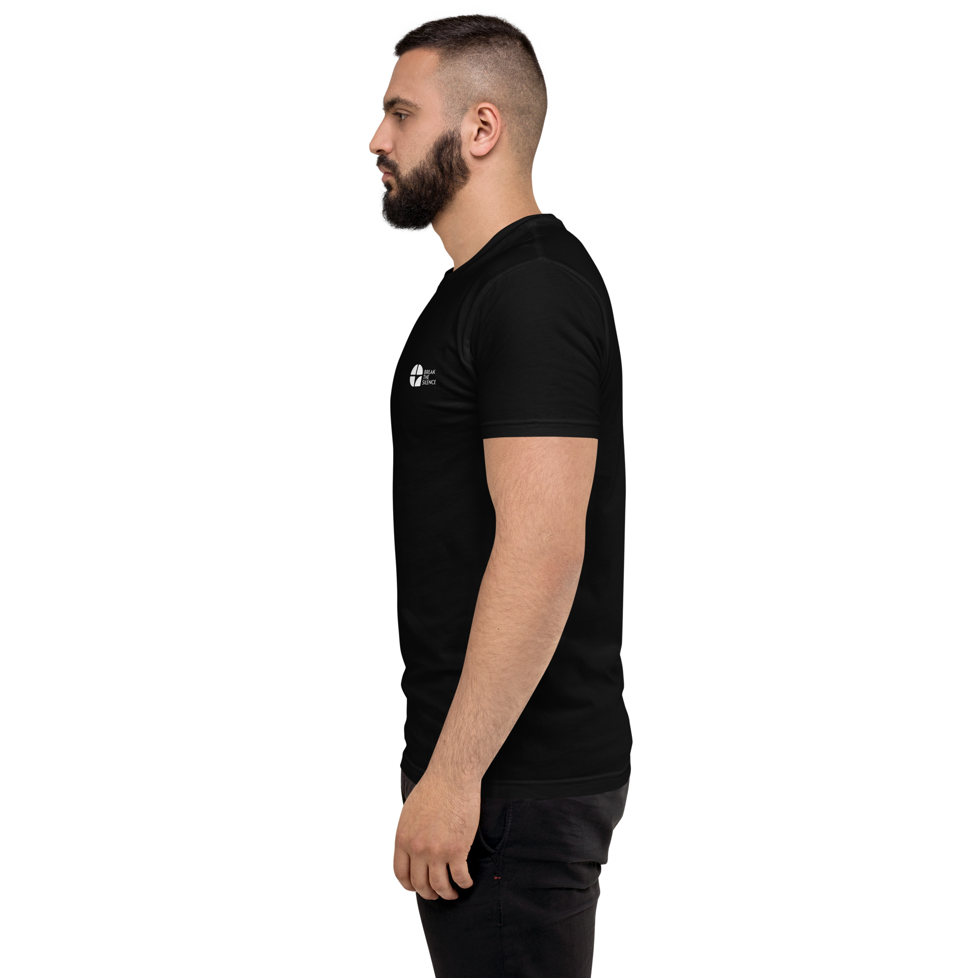 Black Short Sleeve T-shirt with Small Logo