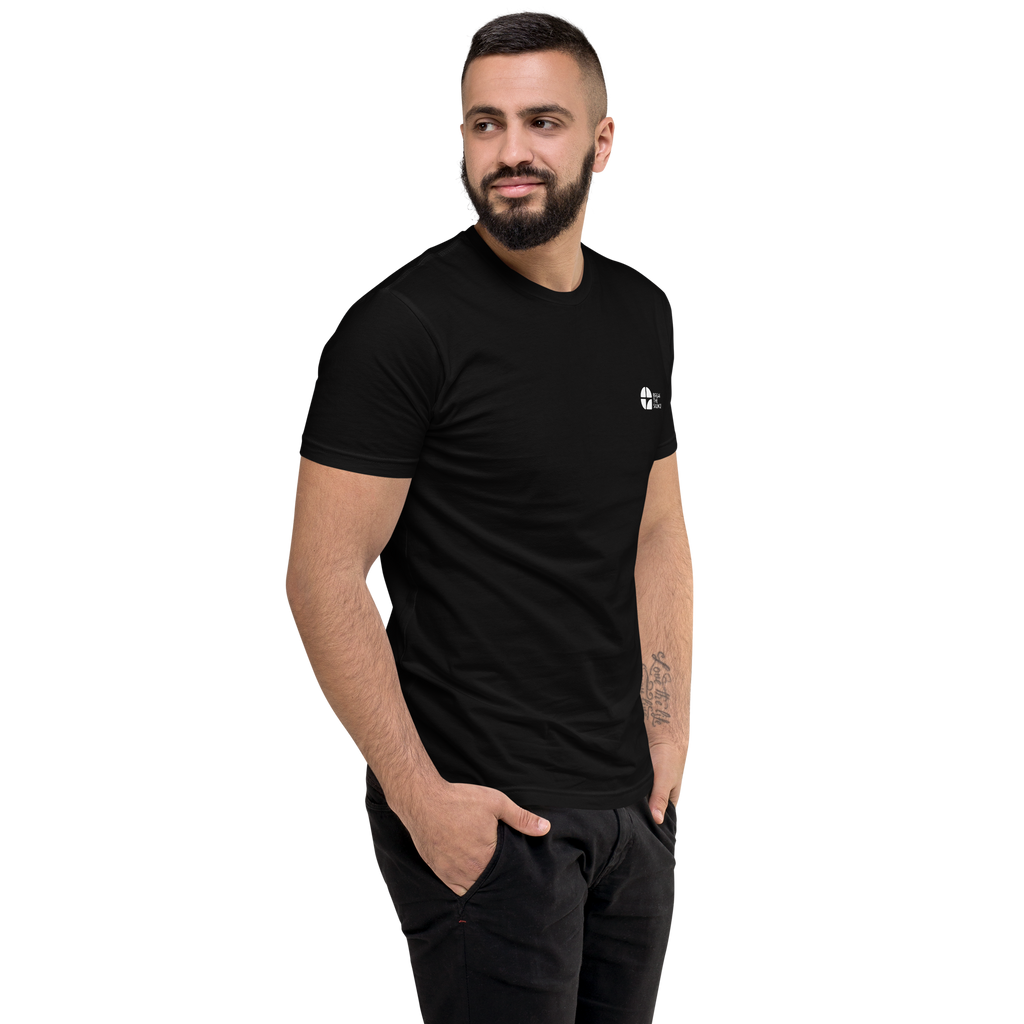 Black Short Sleeve T-shirt with Small Logo
