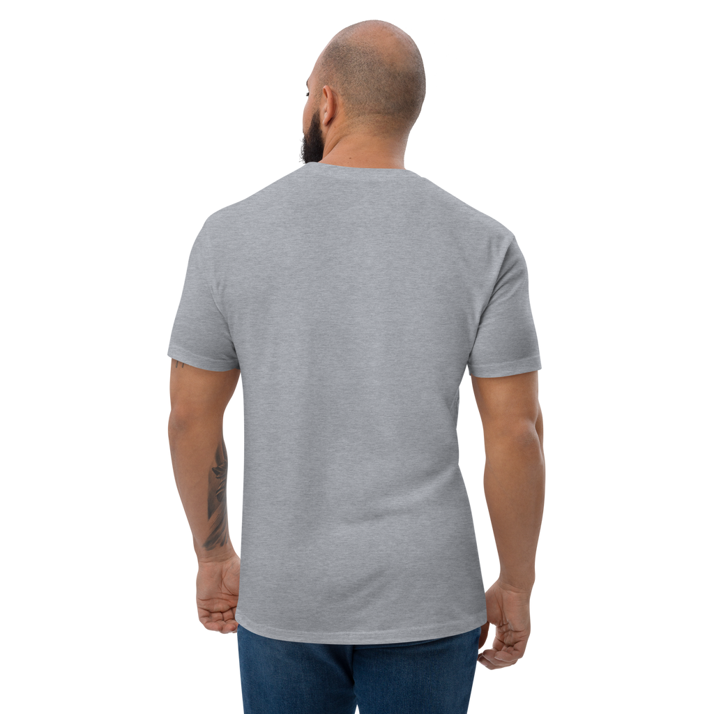 Grey Short Sleeve T-shirt with Large Logo