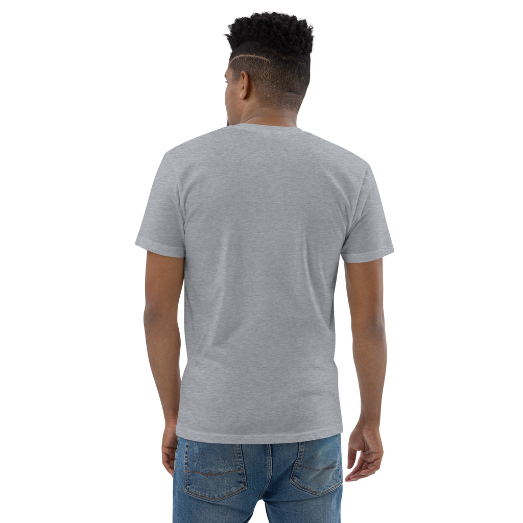 Grey Short Sleeve T-shirt with Small Logo