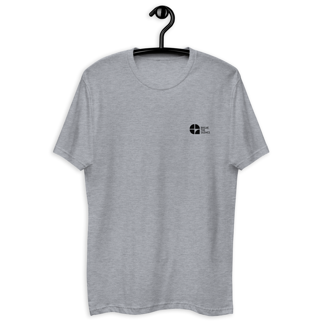 Grey Short Sleeve T-shirt with Small Logo