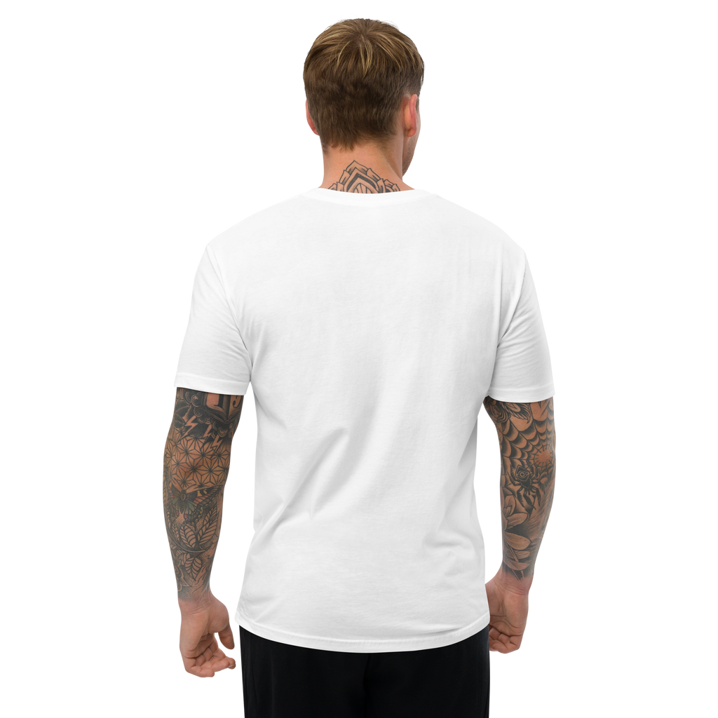 White Short Sleeve T-shirt with Small Logo