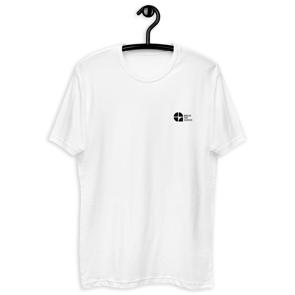 White Short Sleeve T-shirt with Small Logo