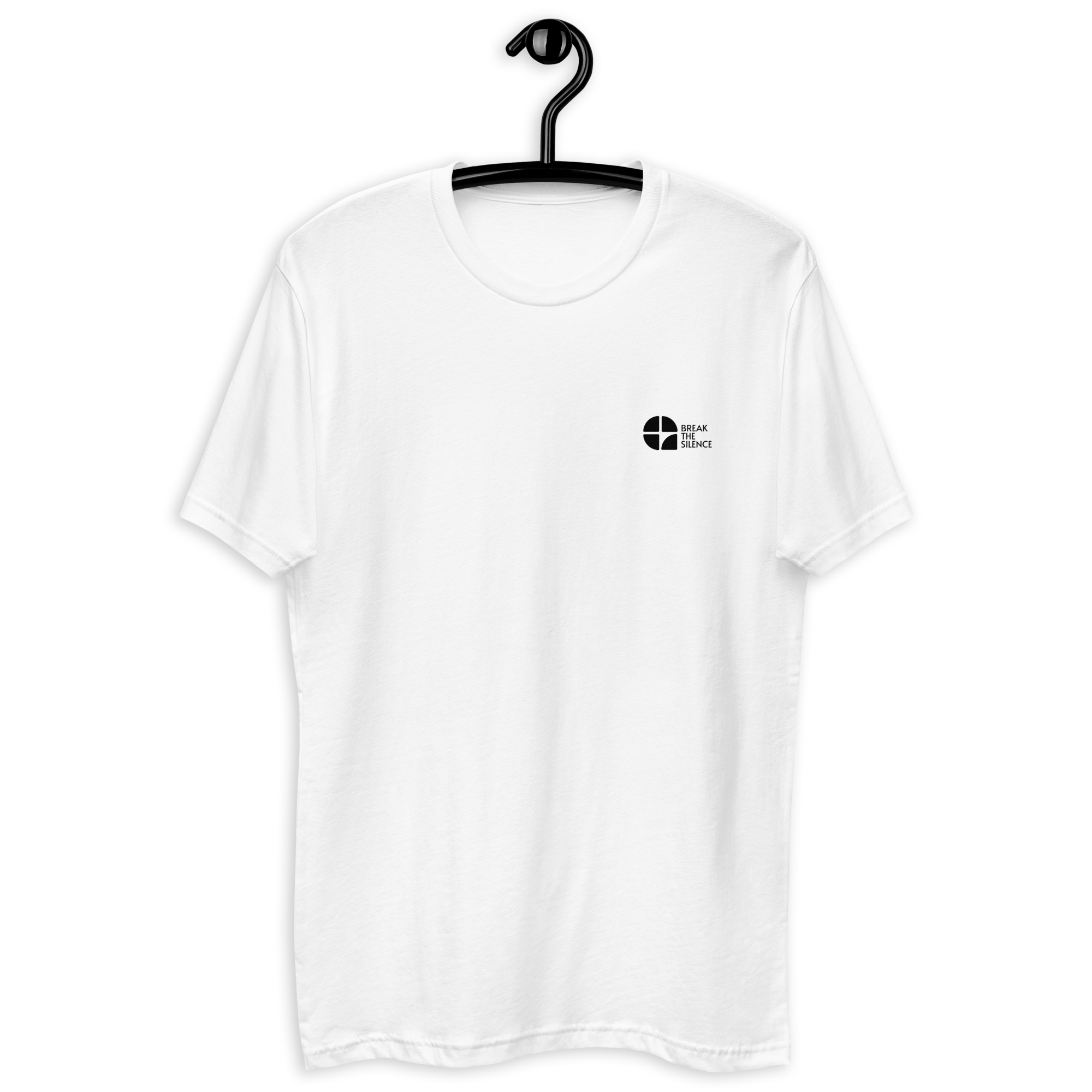 White Short Sleeve T-shirt with Small Logo