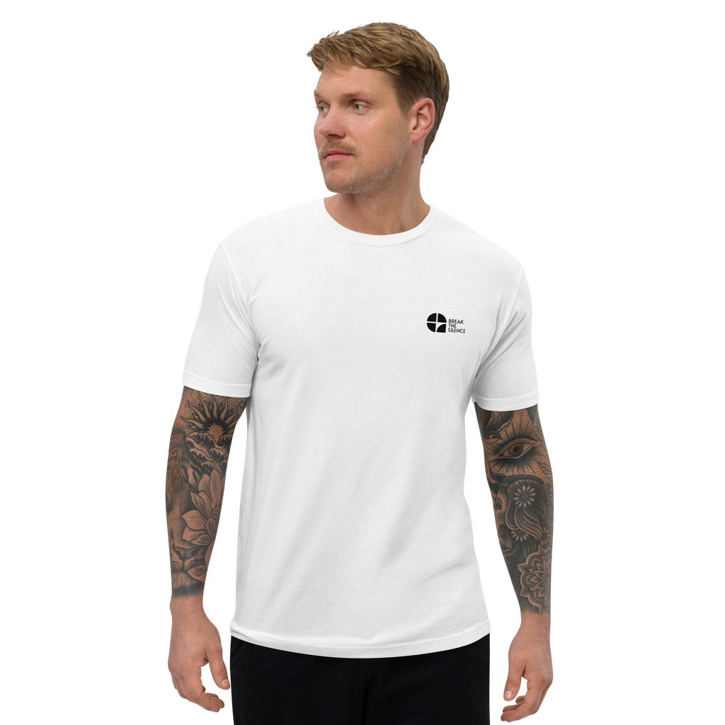 White Short Sleeve T-shirt with Small Logo