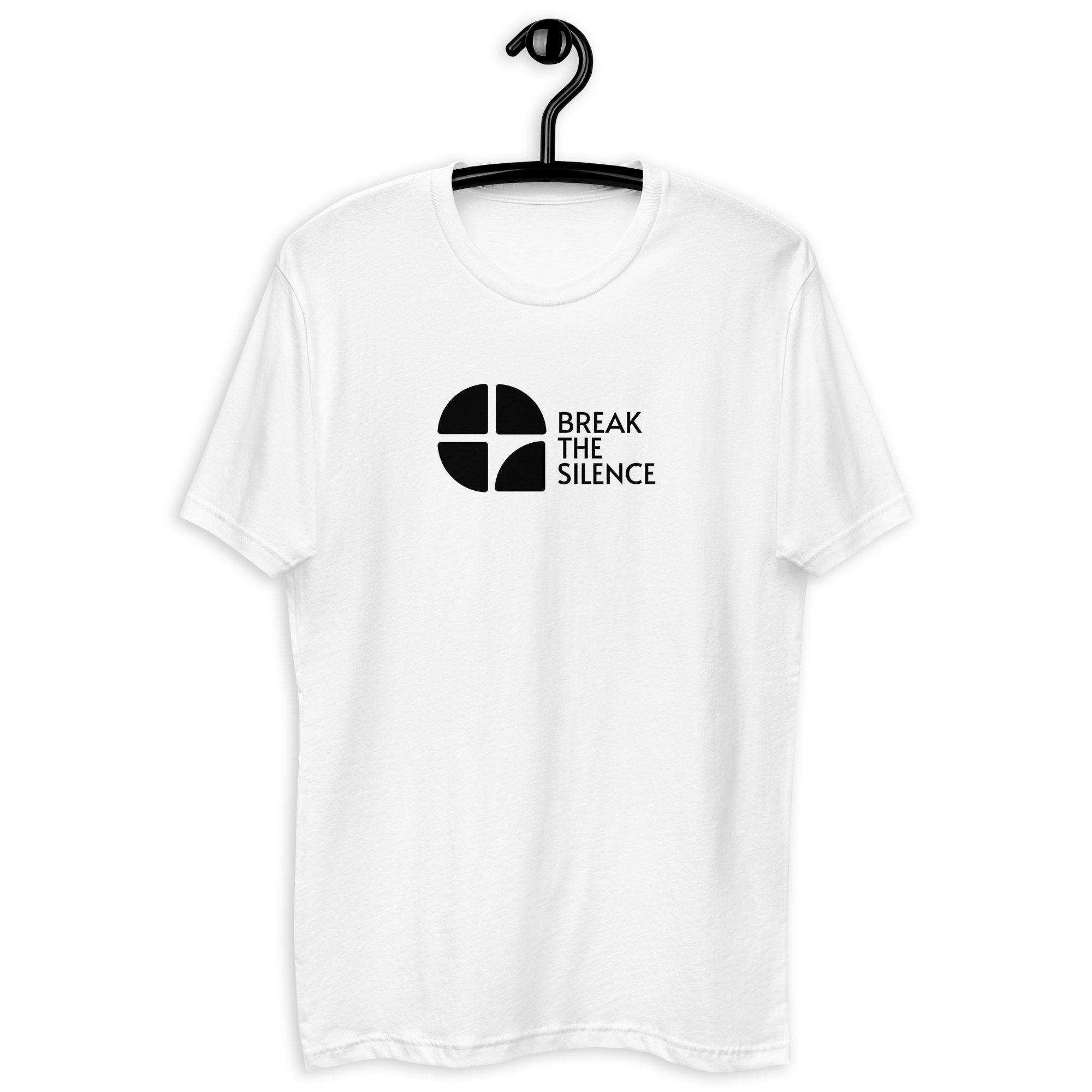 White Short Sleeve T-shirt with Large Logo