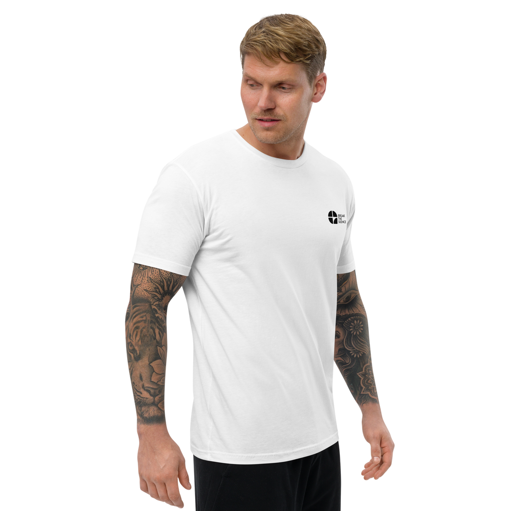 White Short Sleeve T-shirt with Small Logo