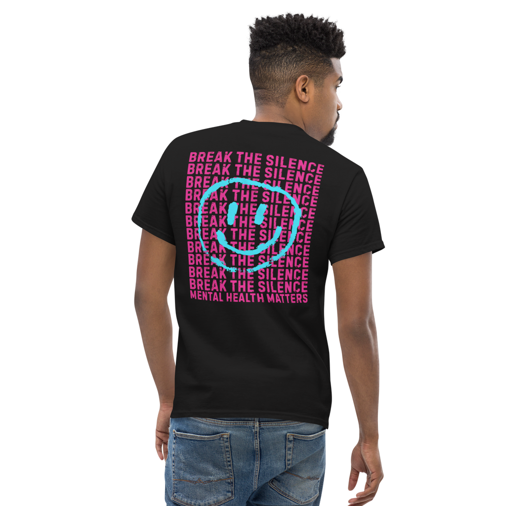 Break The Silence Smile T-Shirt (Black)
