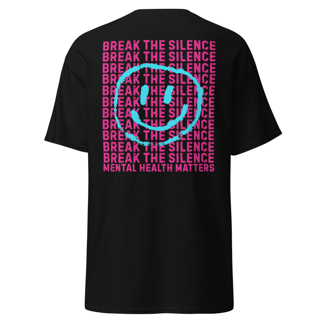 Break The Silence Smile T-Shirt (Black)
