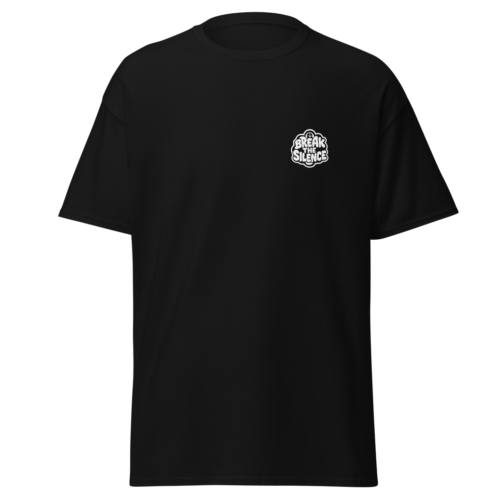 Black T-Shirt with Bubble Logo