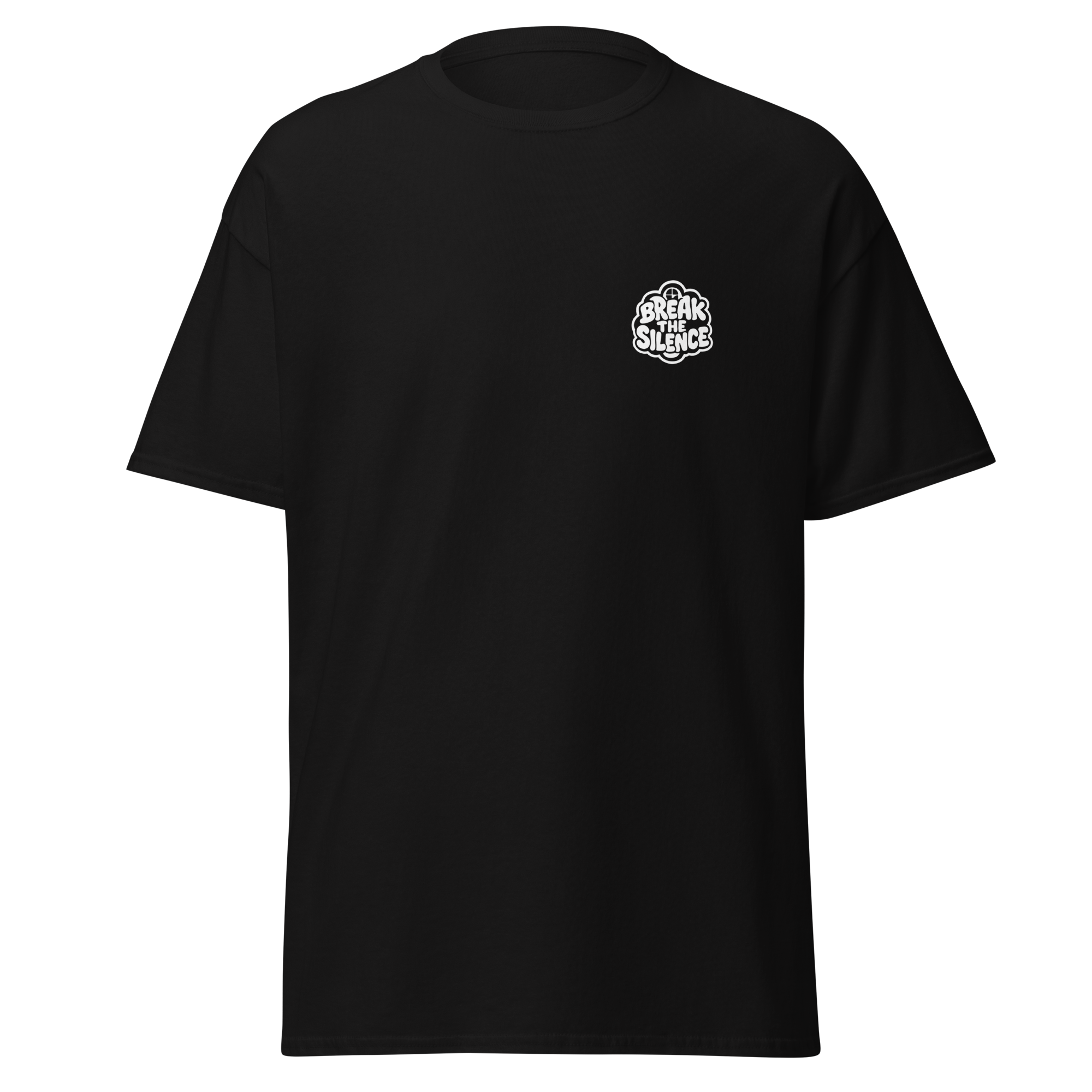 Black T-Shirt with Bubble Logo