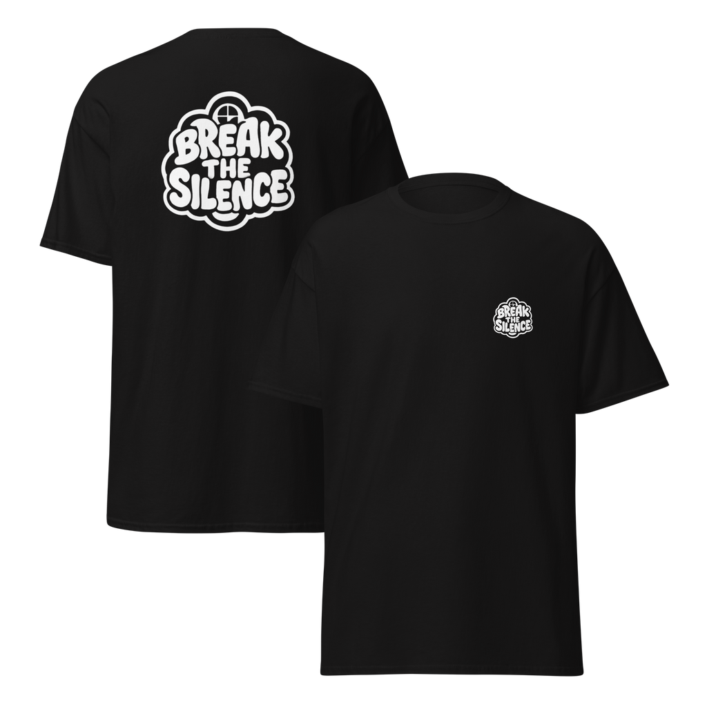 Black T-Shirt with Bubble Logo