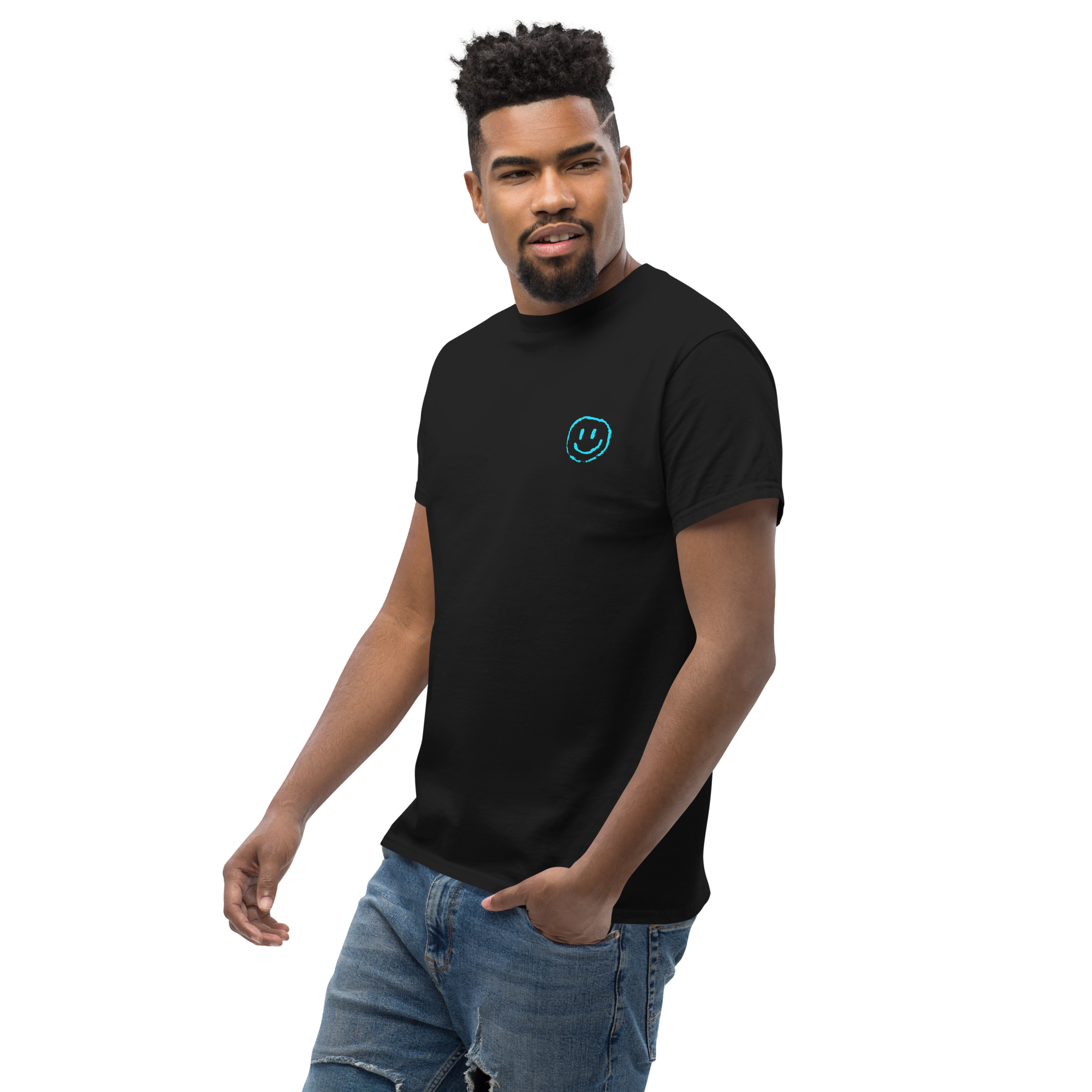 Break The Silence Smile T-Shirt (Black)