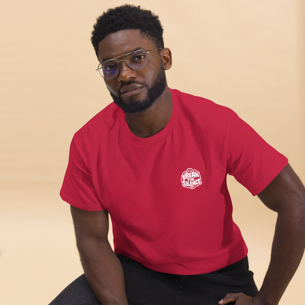 Red T-Shirt with Bubble Logo