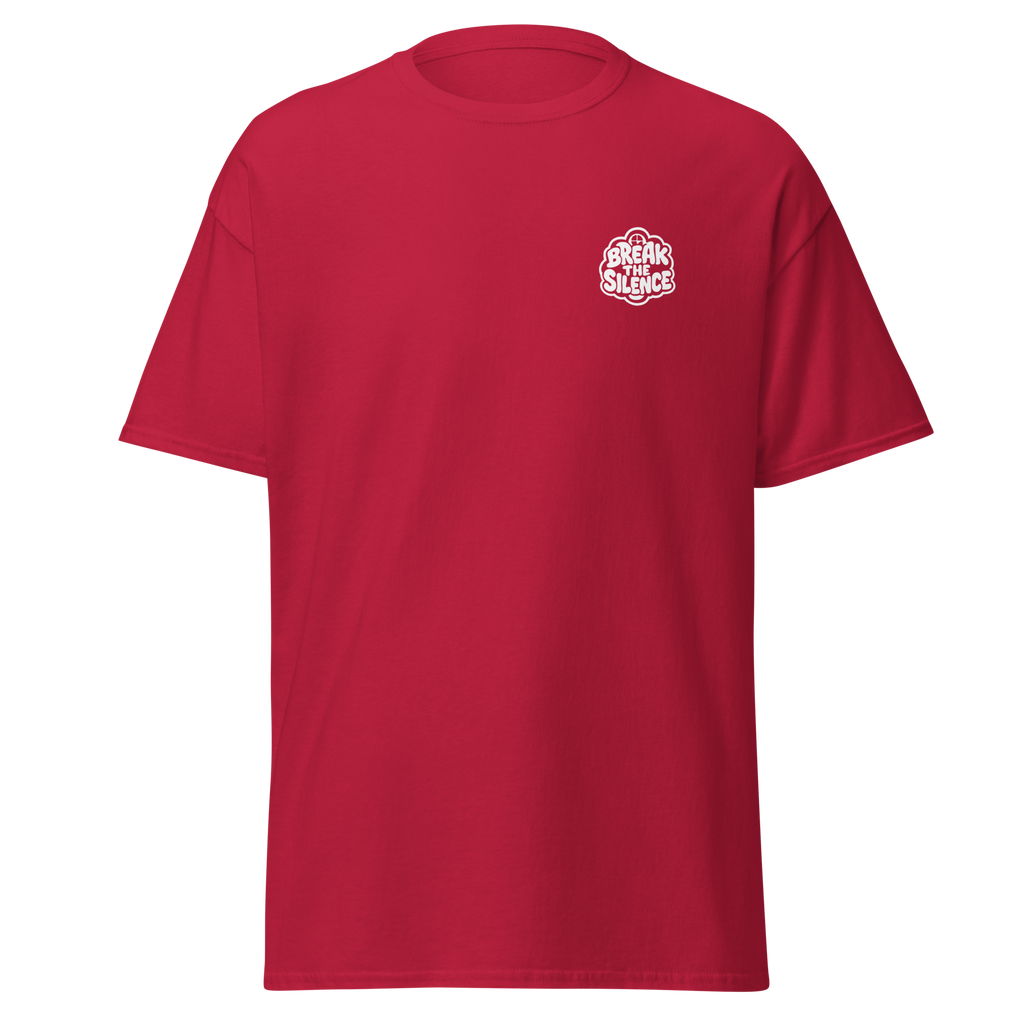 Red T-Shirt with Bubble Logo