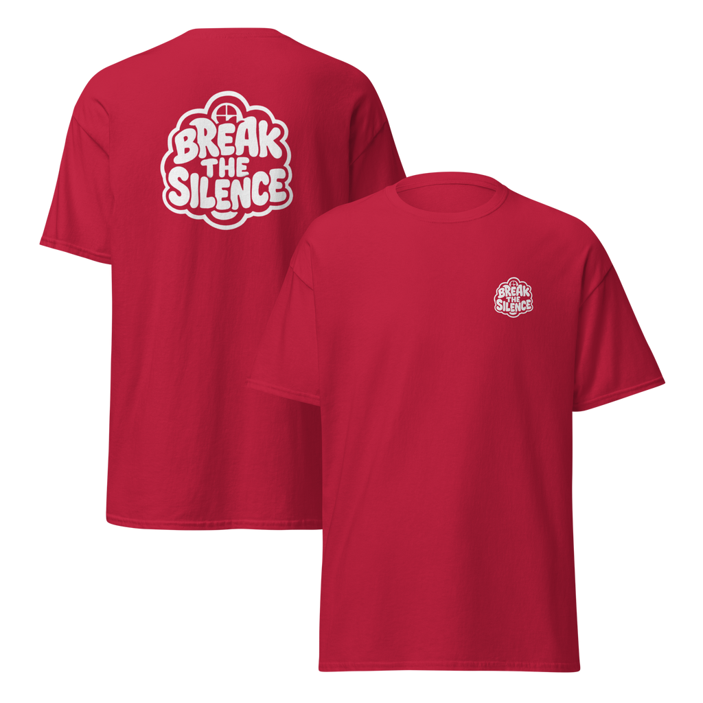 Red T-Shirt with Bubble Logo