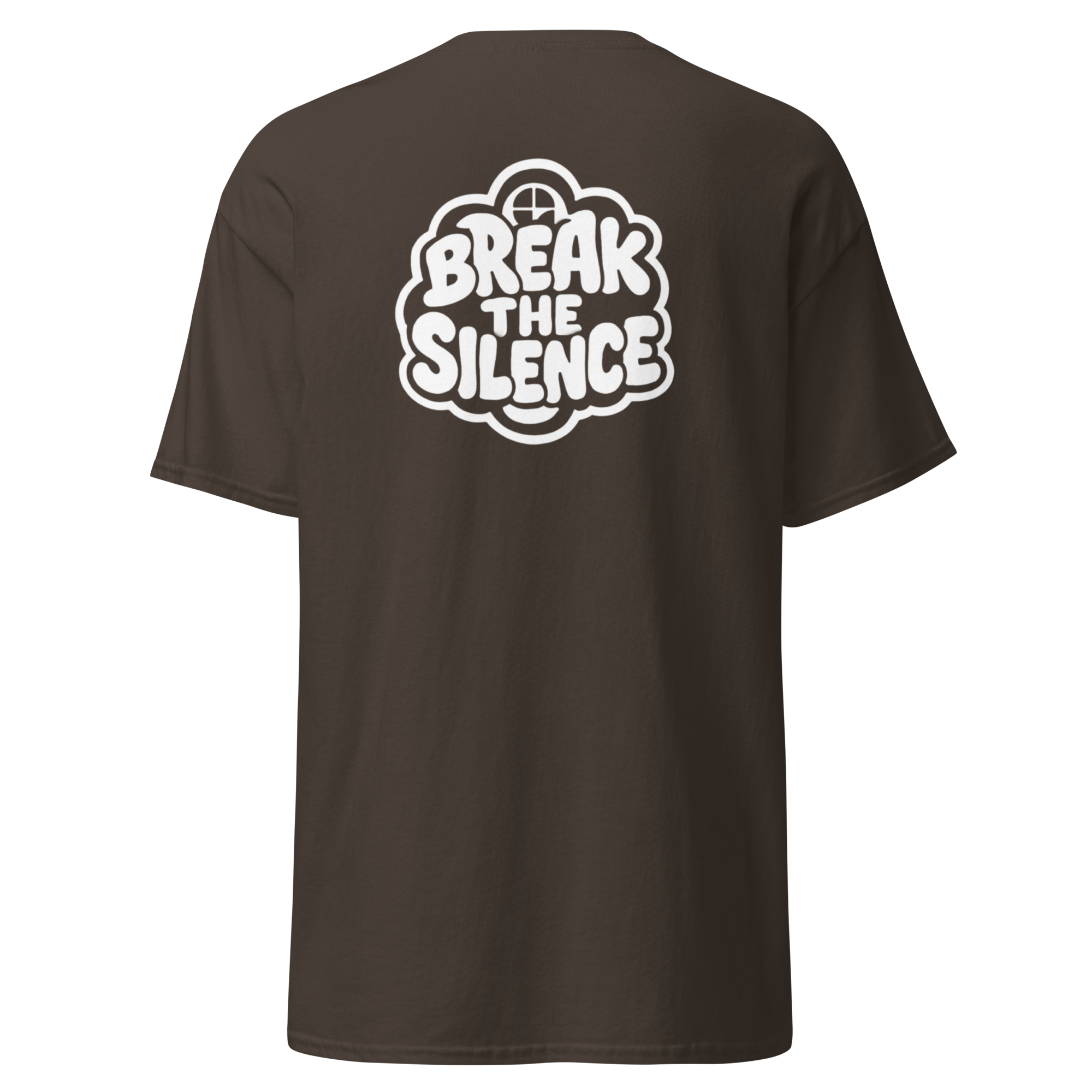 Dark chocolate T-Shirt with Bubble Logo