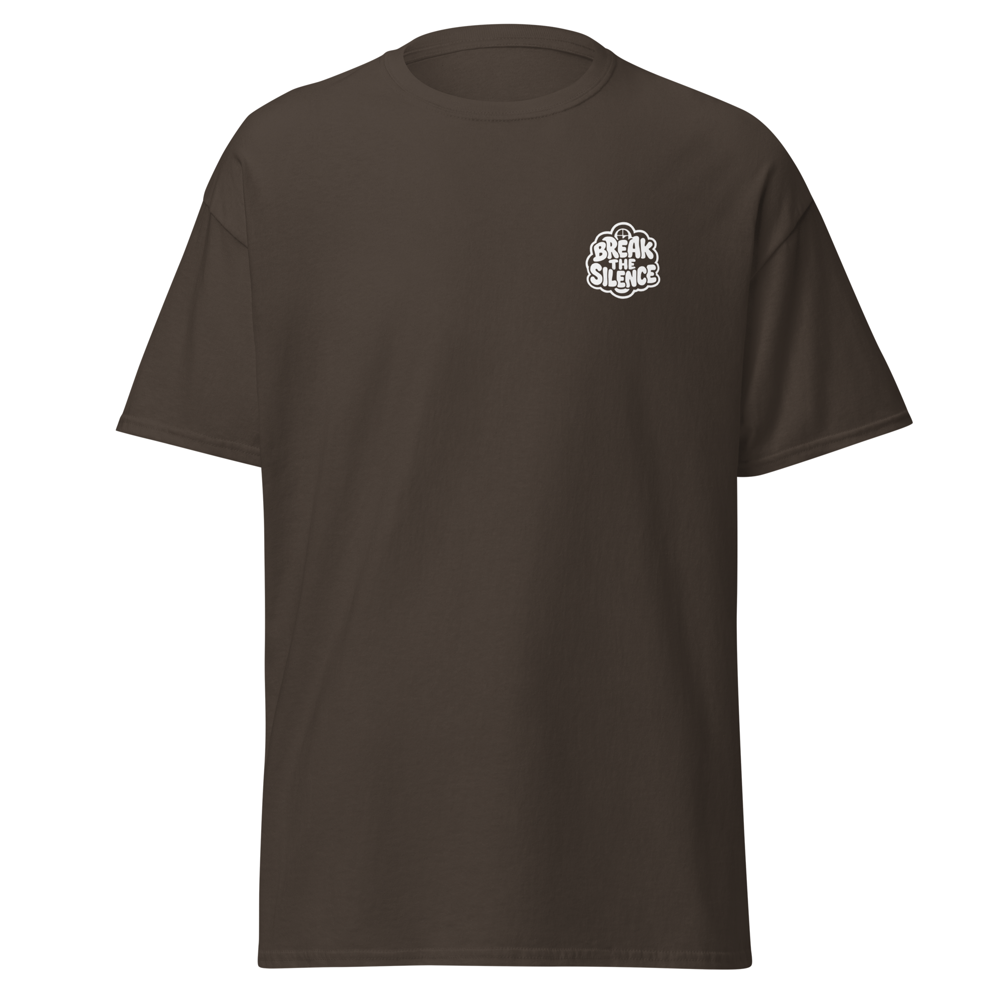Dark chocolate T-Shirt with Bubble Logo