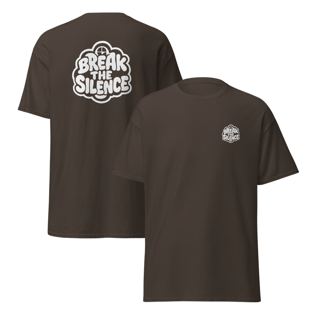 Dark chocolate T-Shirt with Bubble Logo