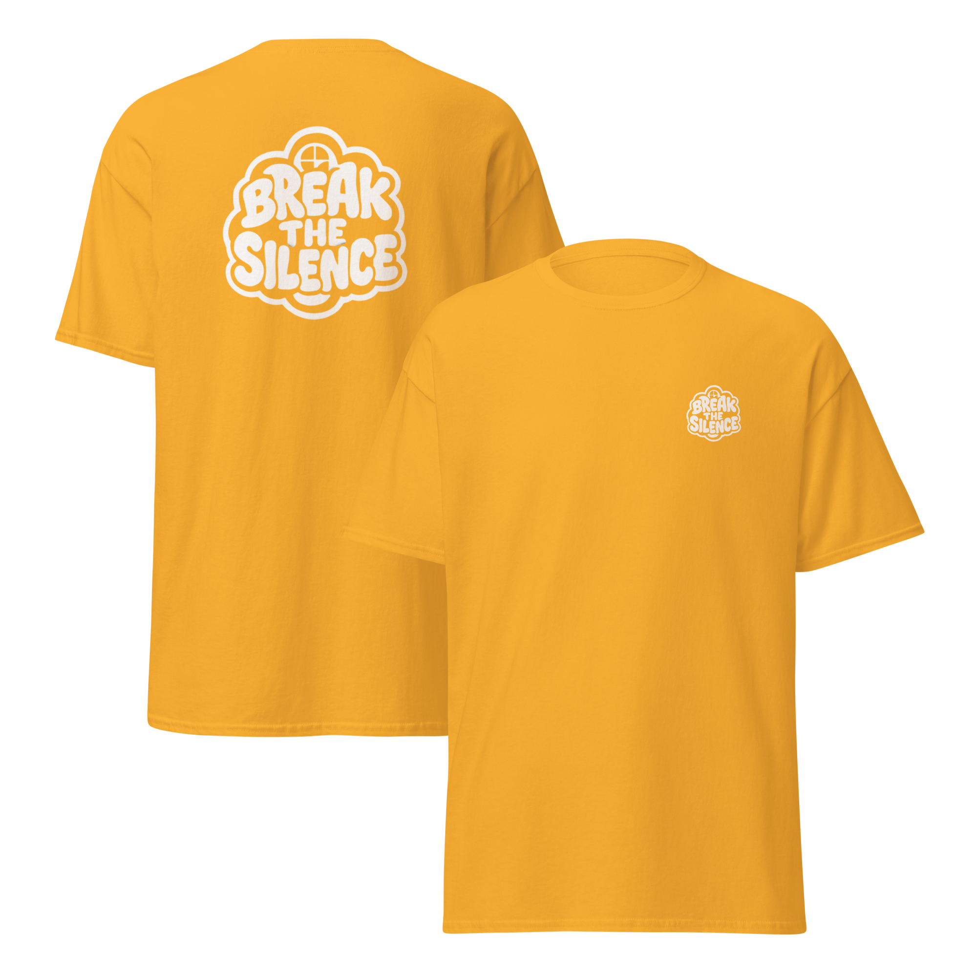 Yellow T-Shirt with Bubble Logo