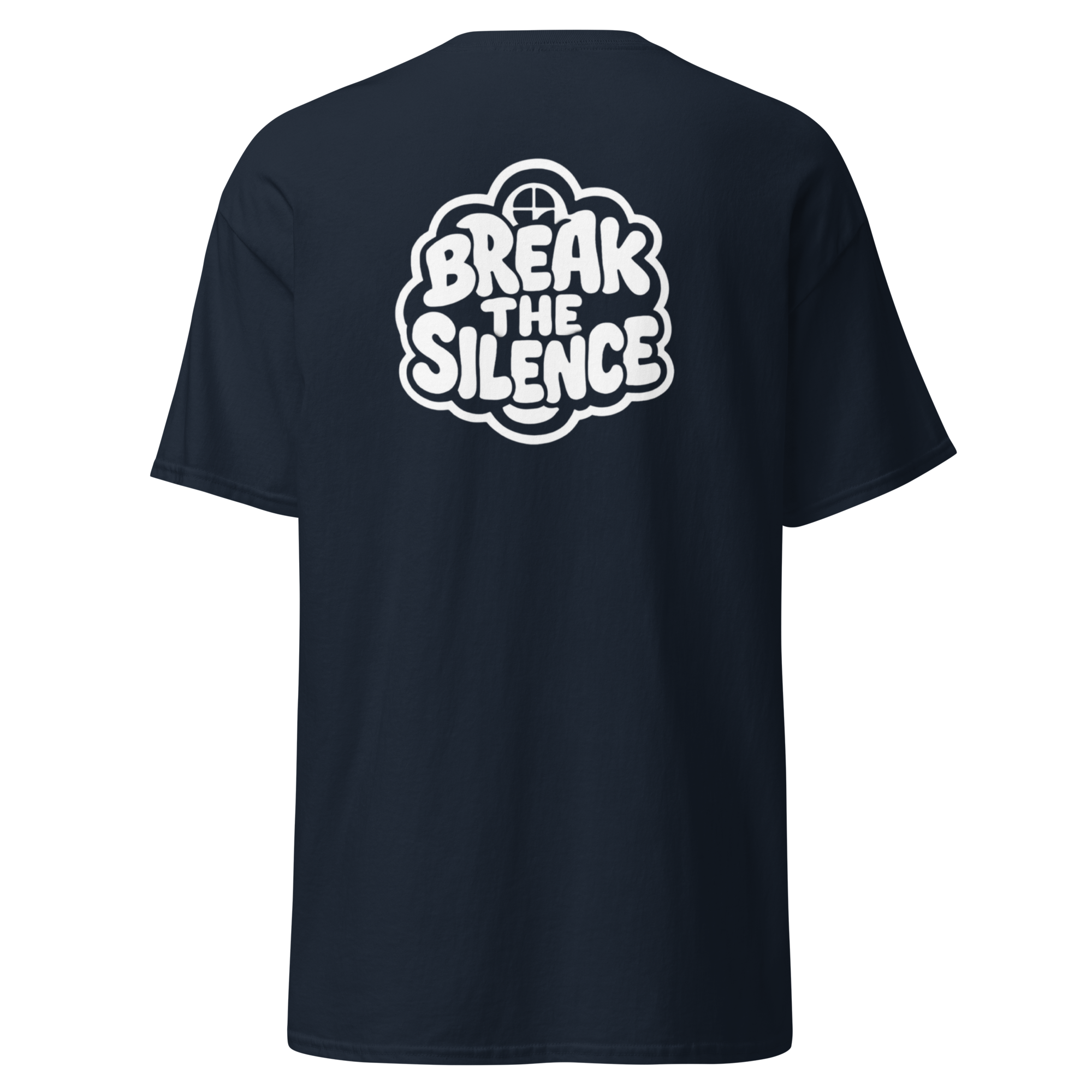 Navy T-Shirt with Bubble Logo