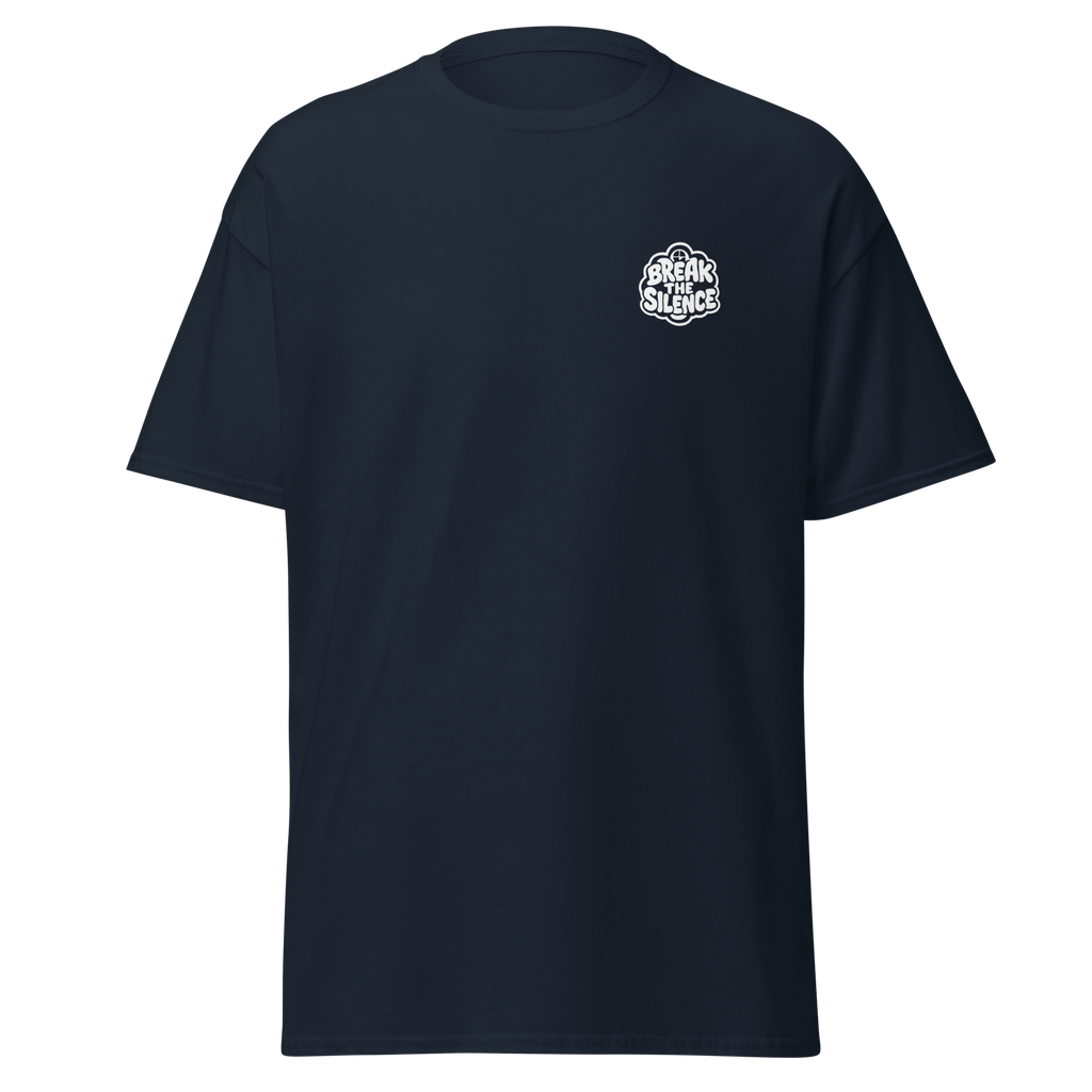 Navy T-Shirt with Bubble Logo