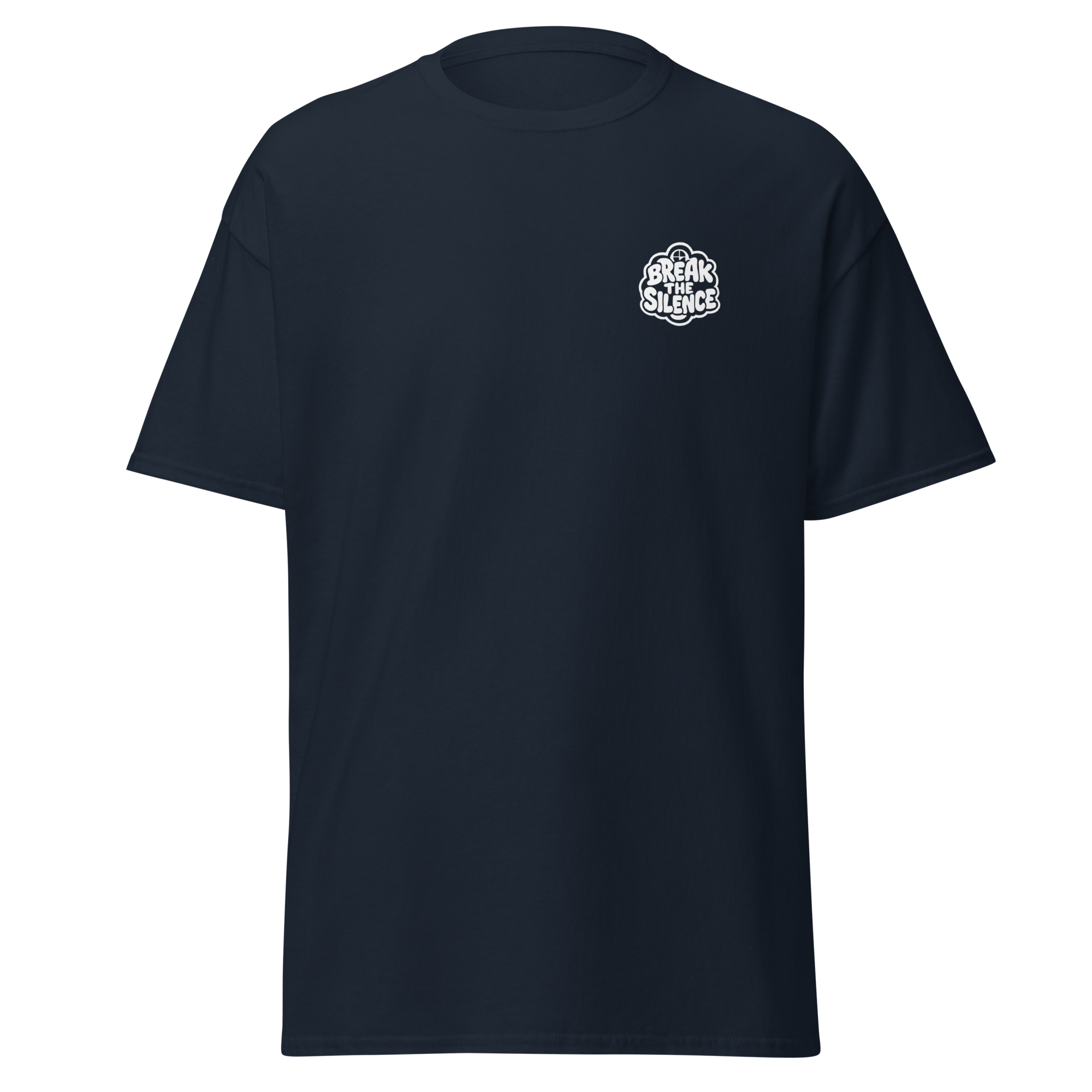 Navy T-Shirt with Bubble Logo