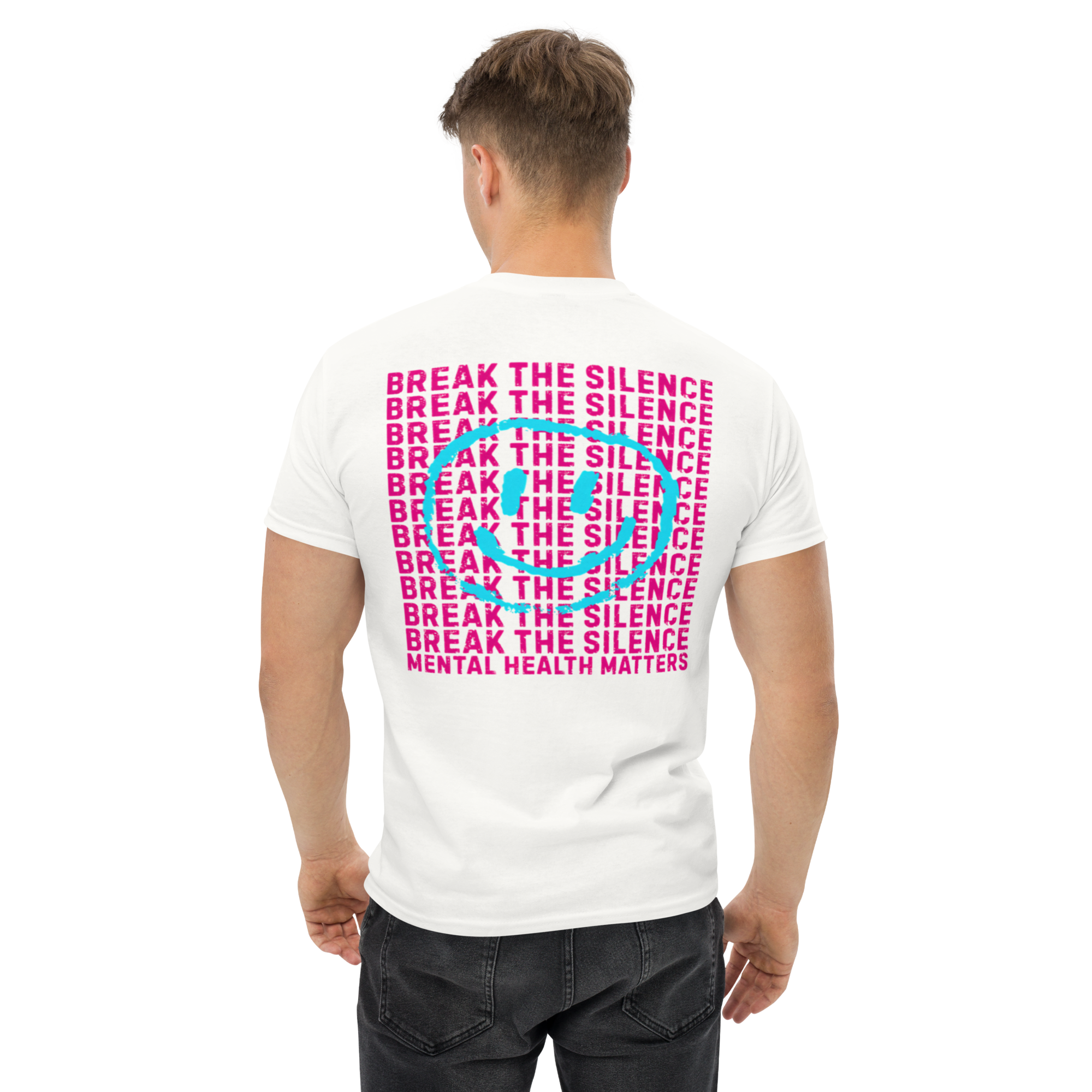 Break The Silence Smile T-Shirt (White)