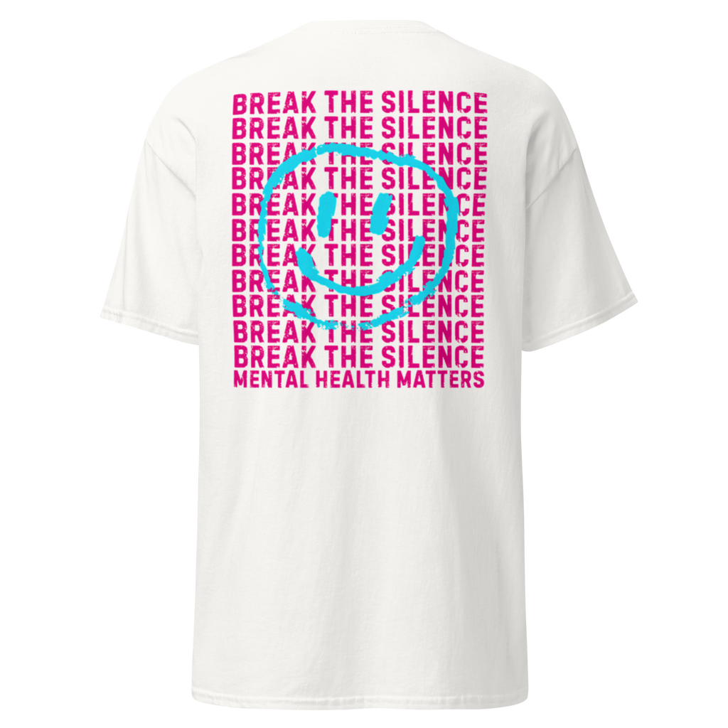 Break The Silence Smile T-Shirt (White)