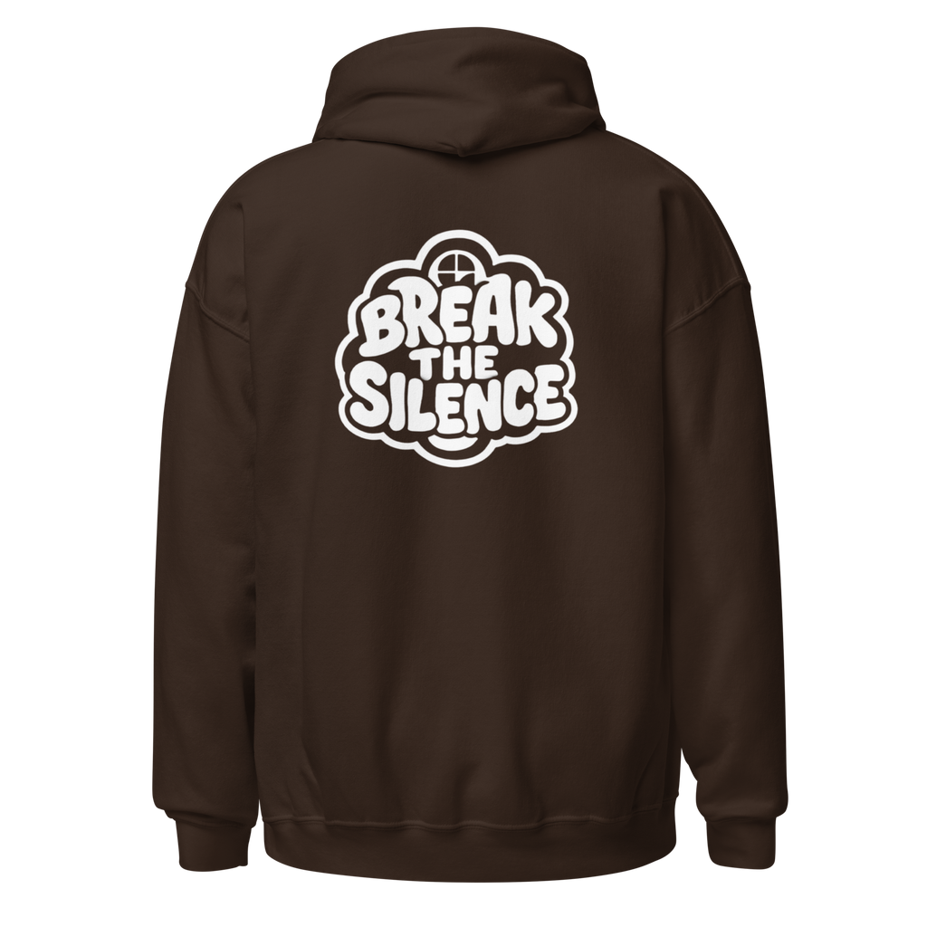 Dark Chocolate Hoodie with Bubble Logo