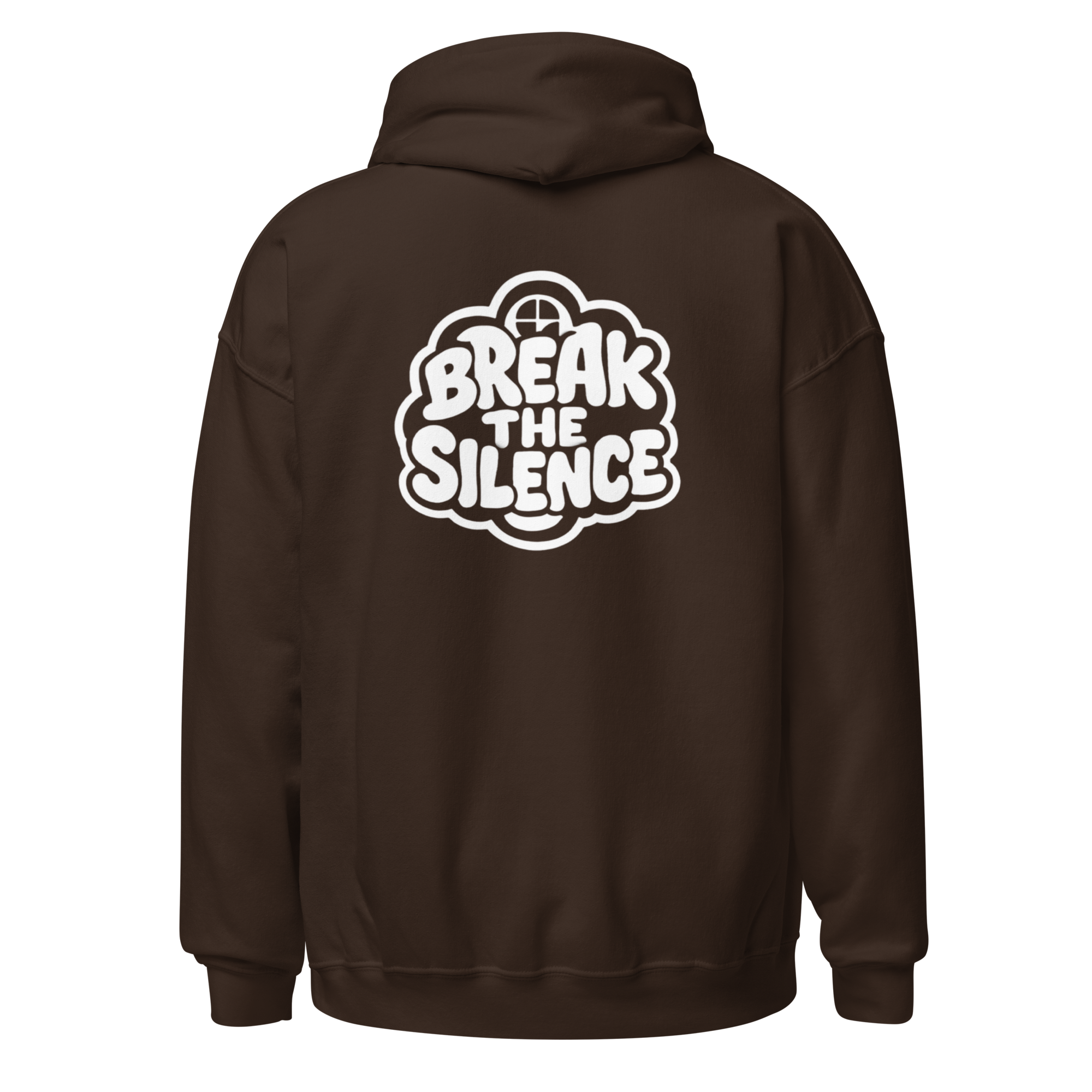 Dark Chocolate Hoodie with Bubble Logo