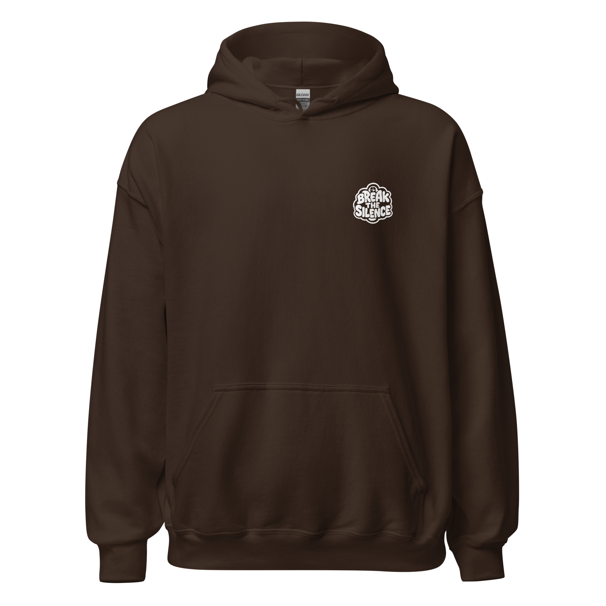 Dark Chocolate Hoodie with Bubble Logo