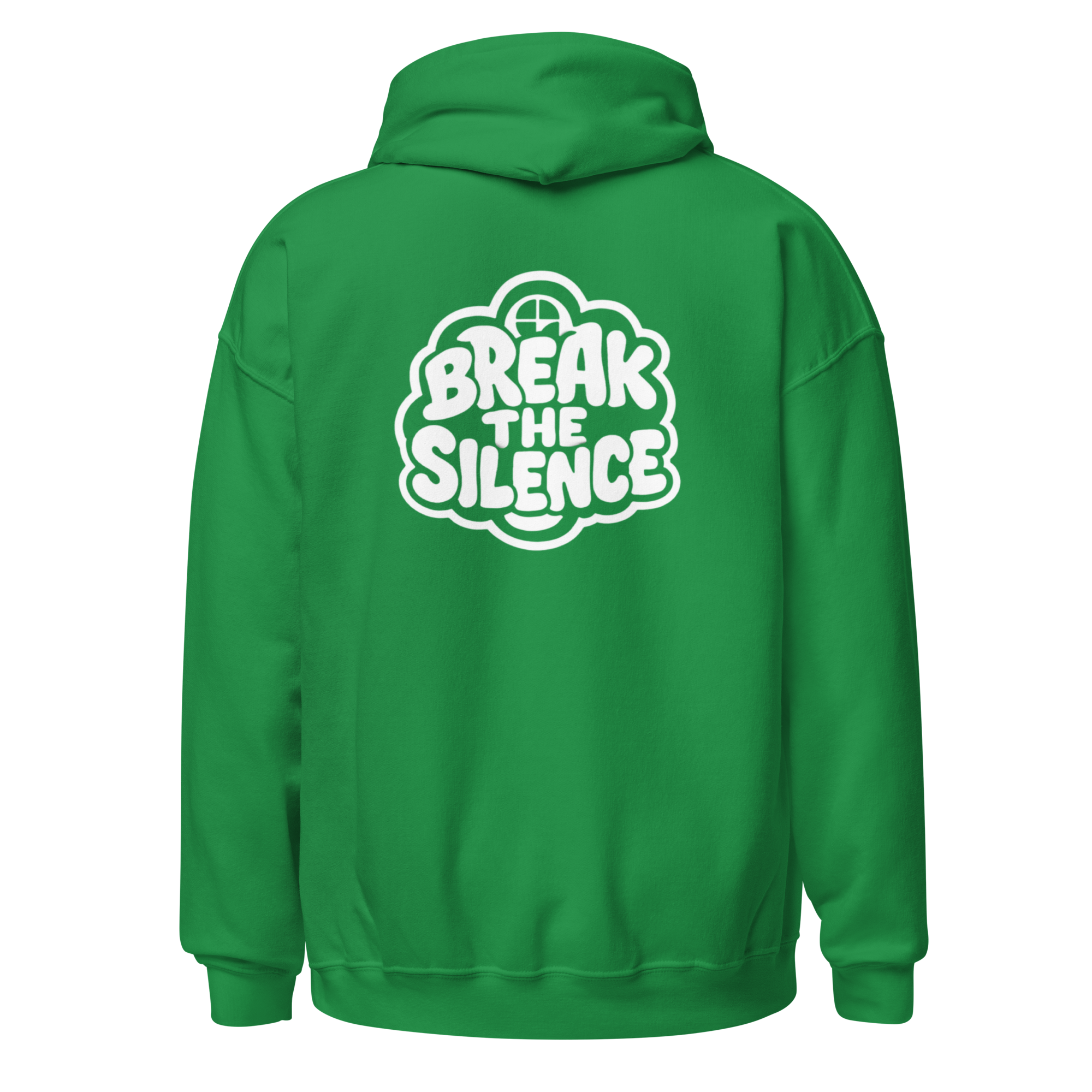 Green Hoodie with Bubble Logo