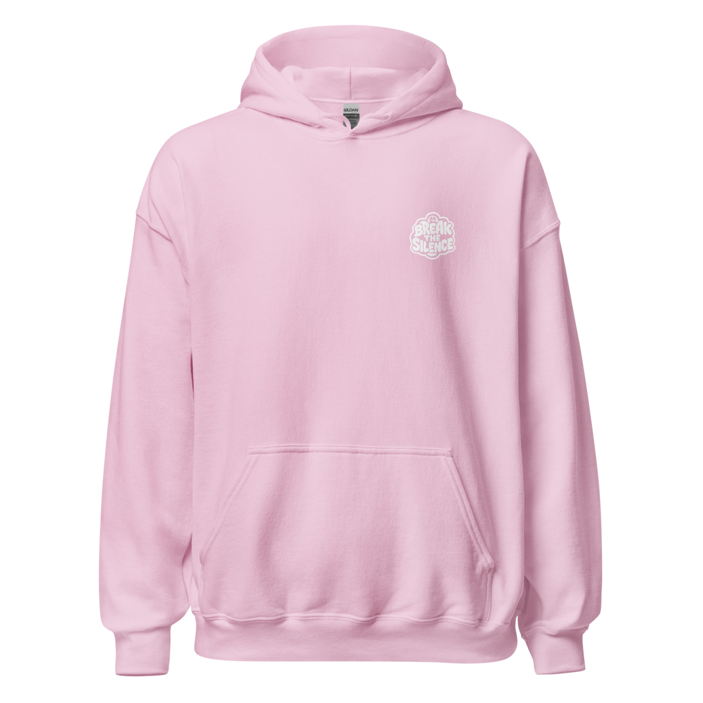 Pink Hoodie with Bubble Logo