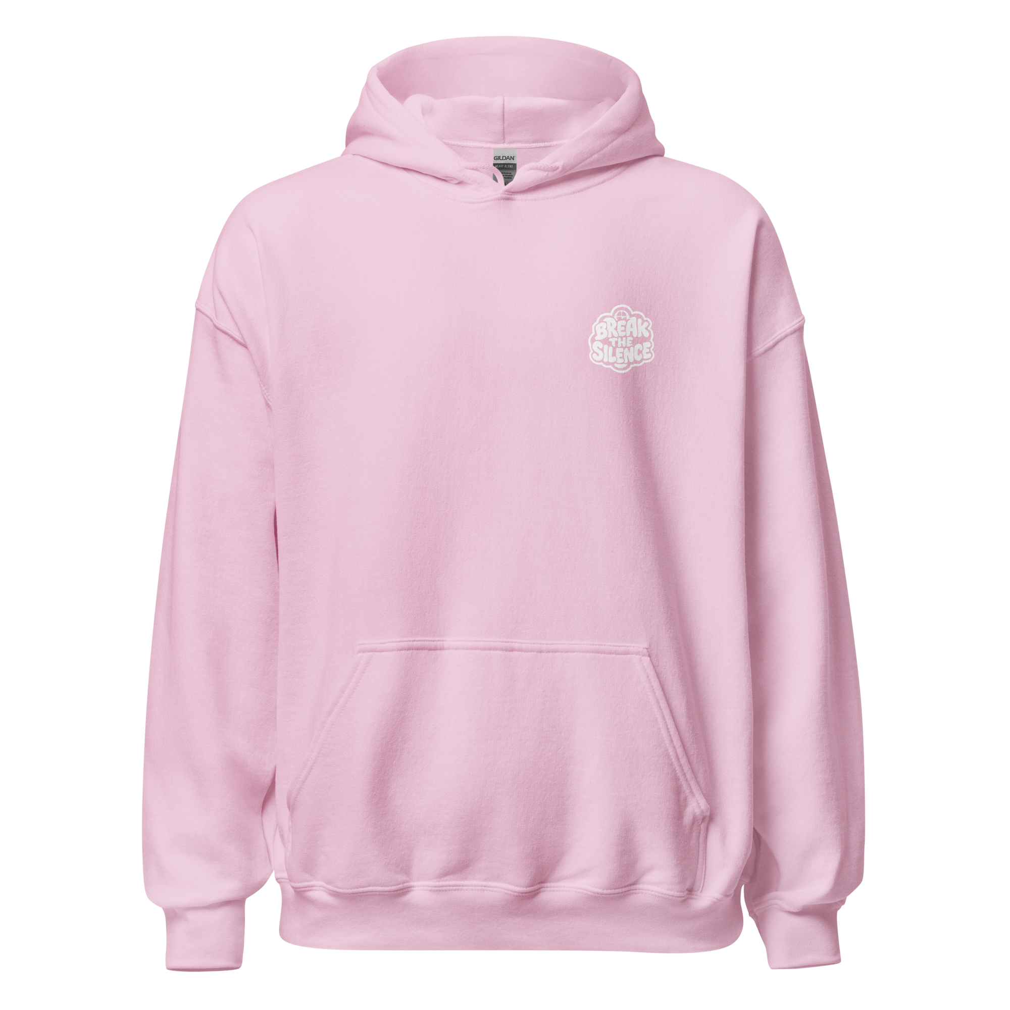 Pink Hoodie with Bubble Logo