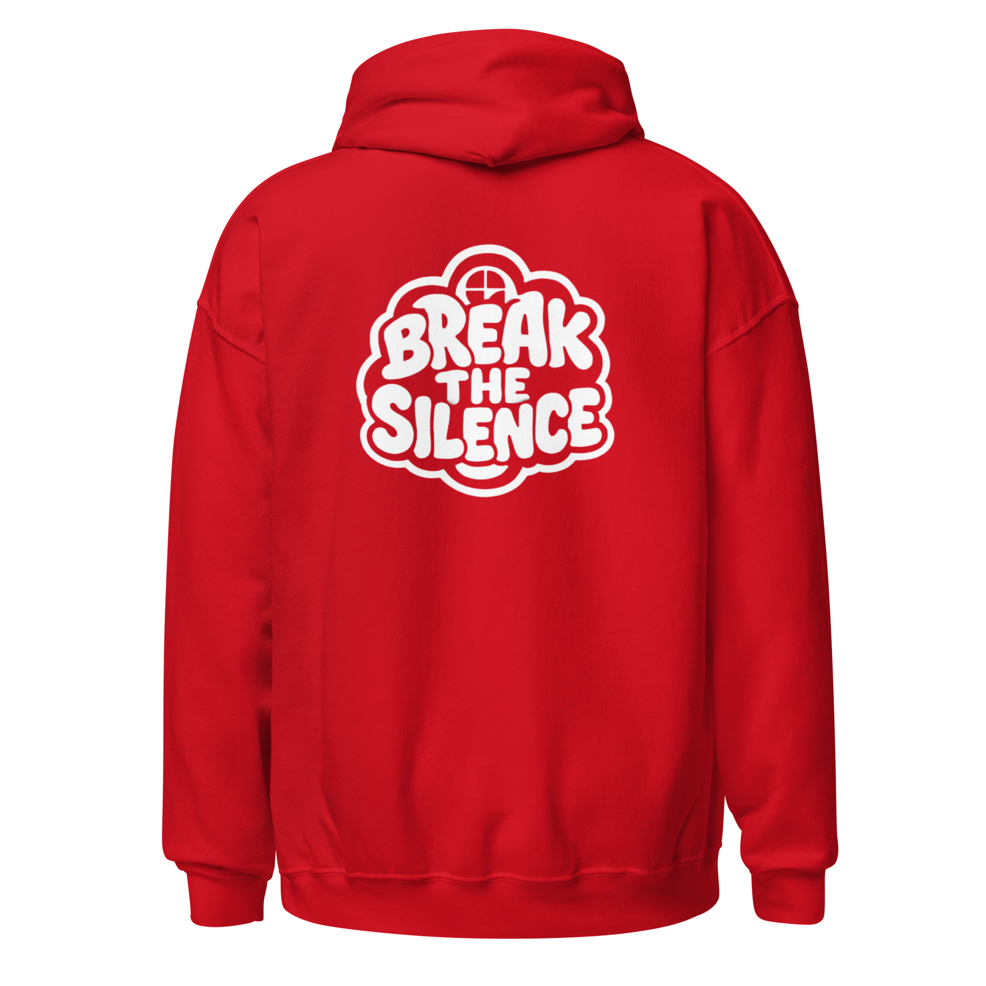 Red Hoodie with Bubble Logo