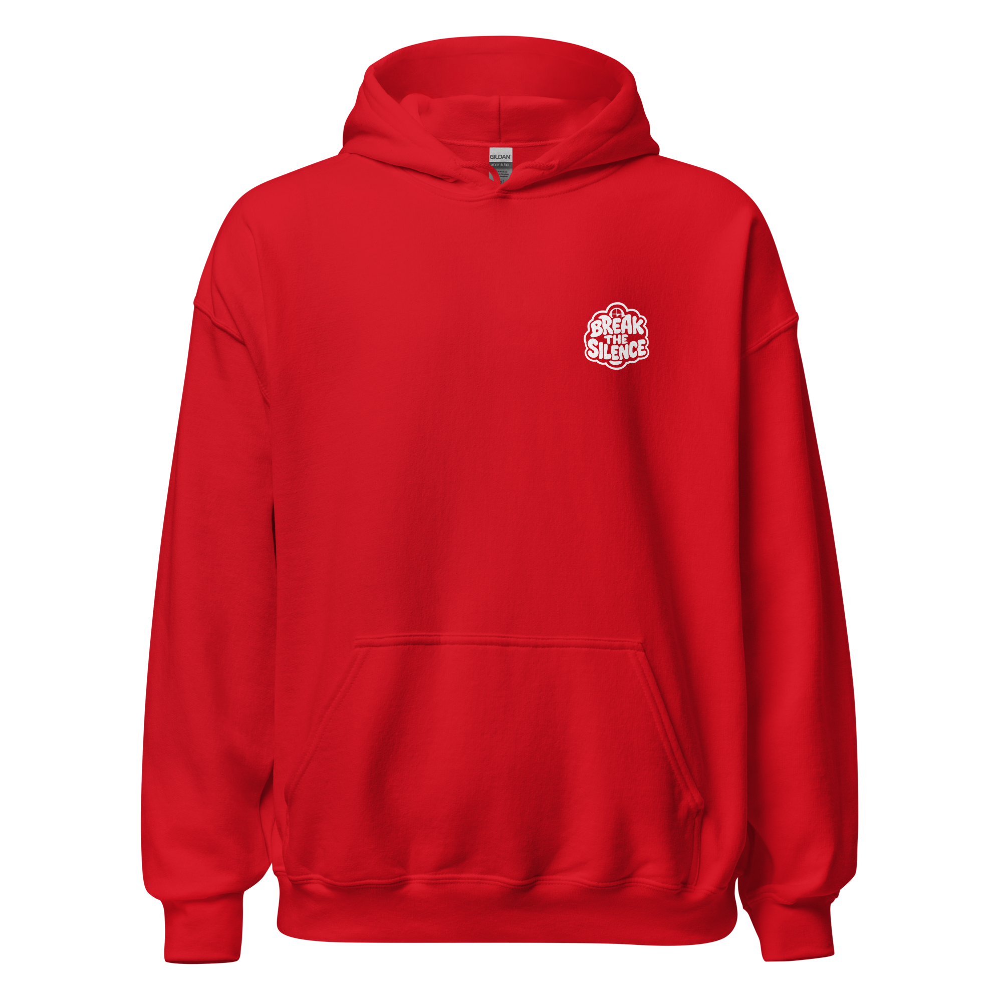 Red Hoodie with Bubble Logo