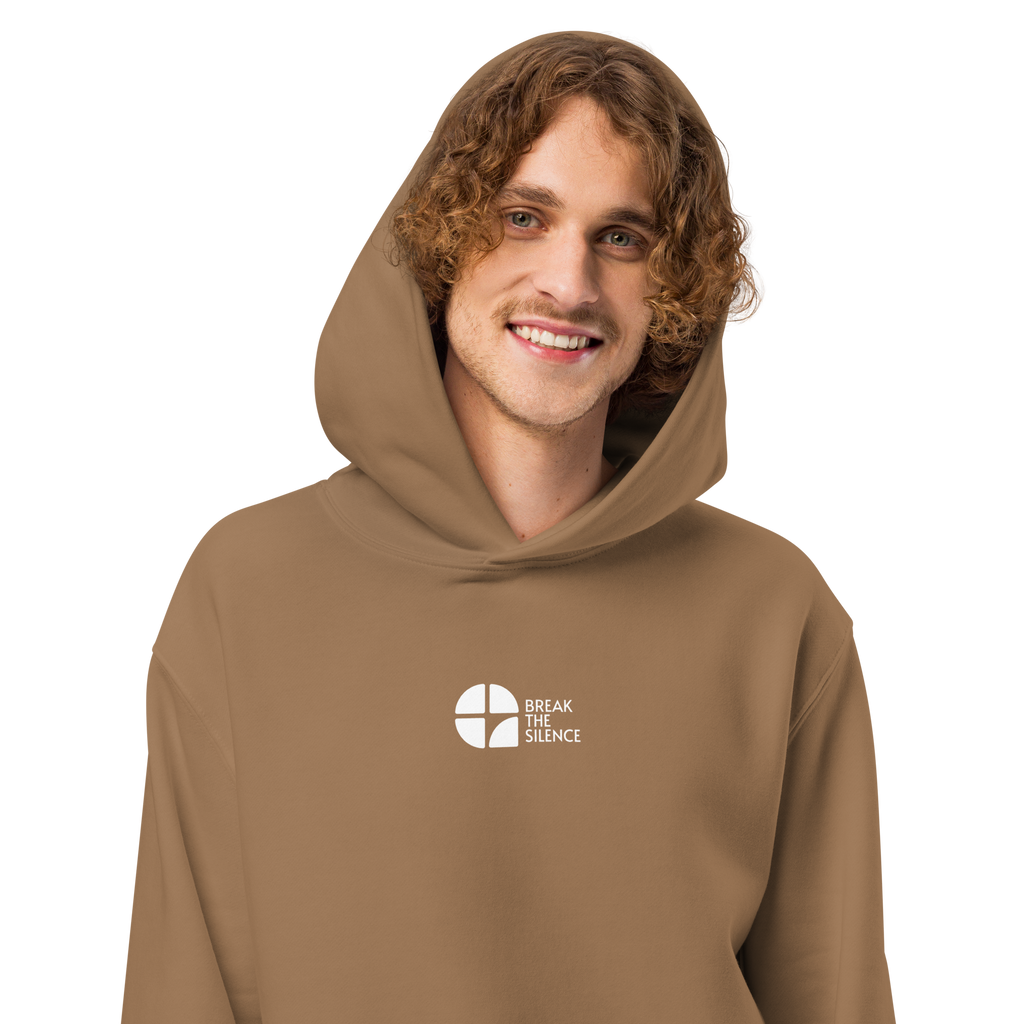 Vintage Brown Oversized Heavyweight Hoodie