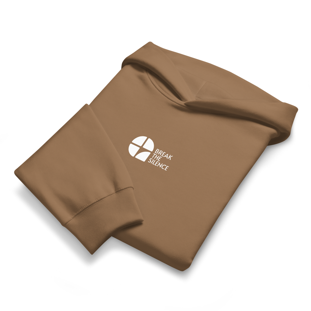 Vintage Brown Oversized Heavyweight Hoodie