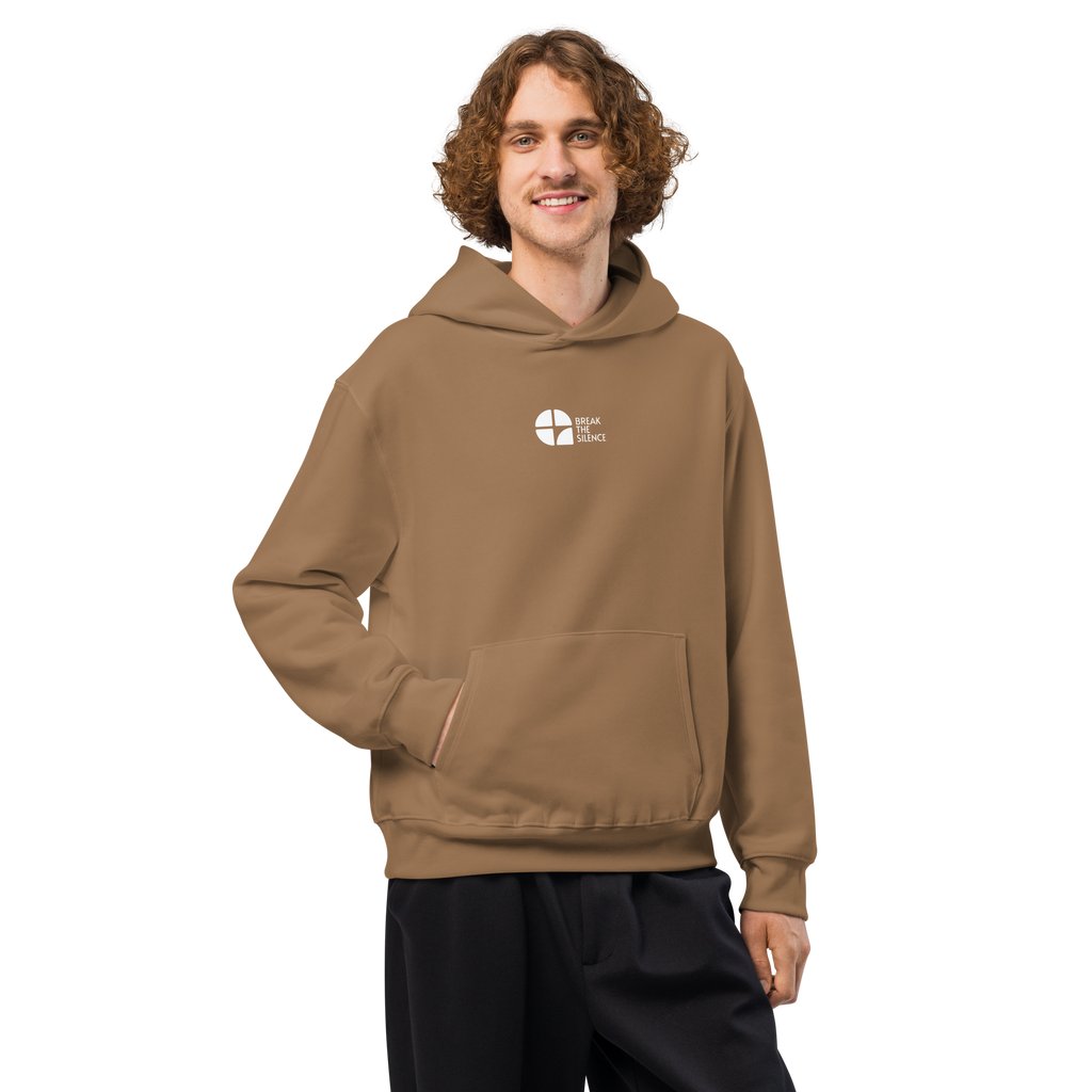 Vintage Brown Oversized Heavyweight Hoodie